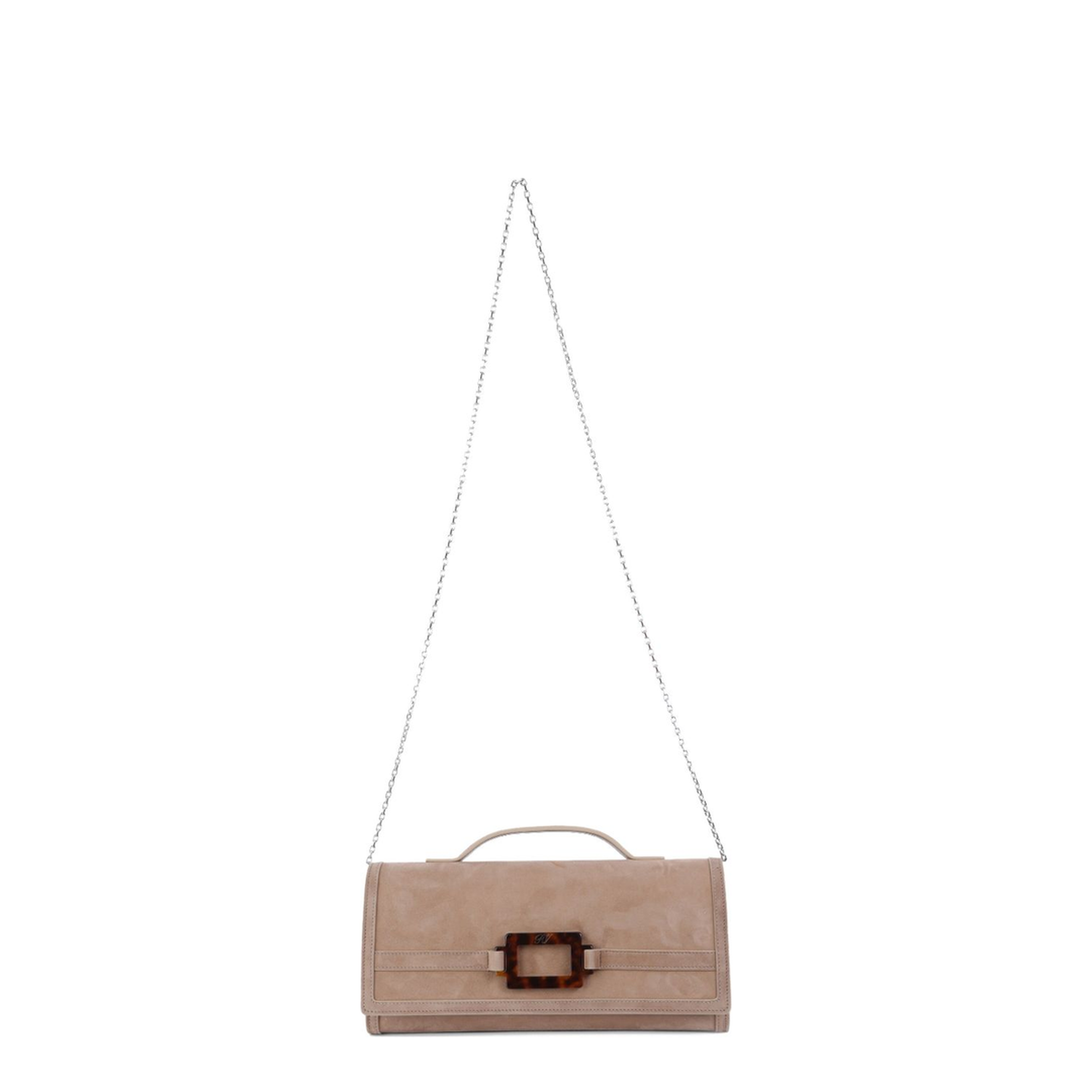 Suede Leather Clutch Bag