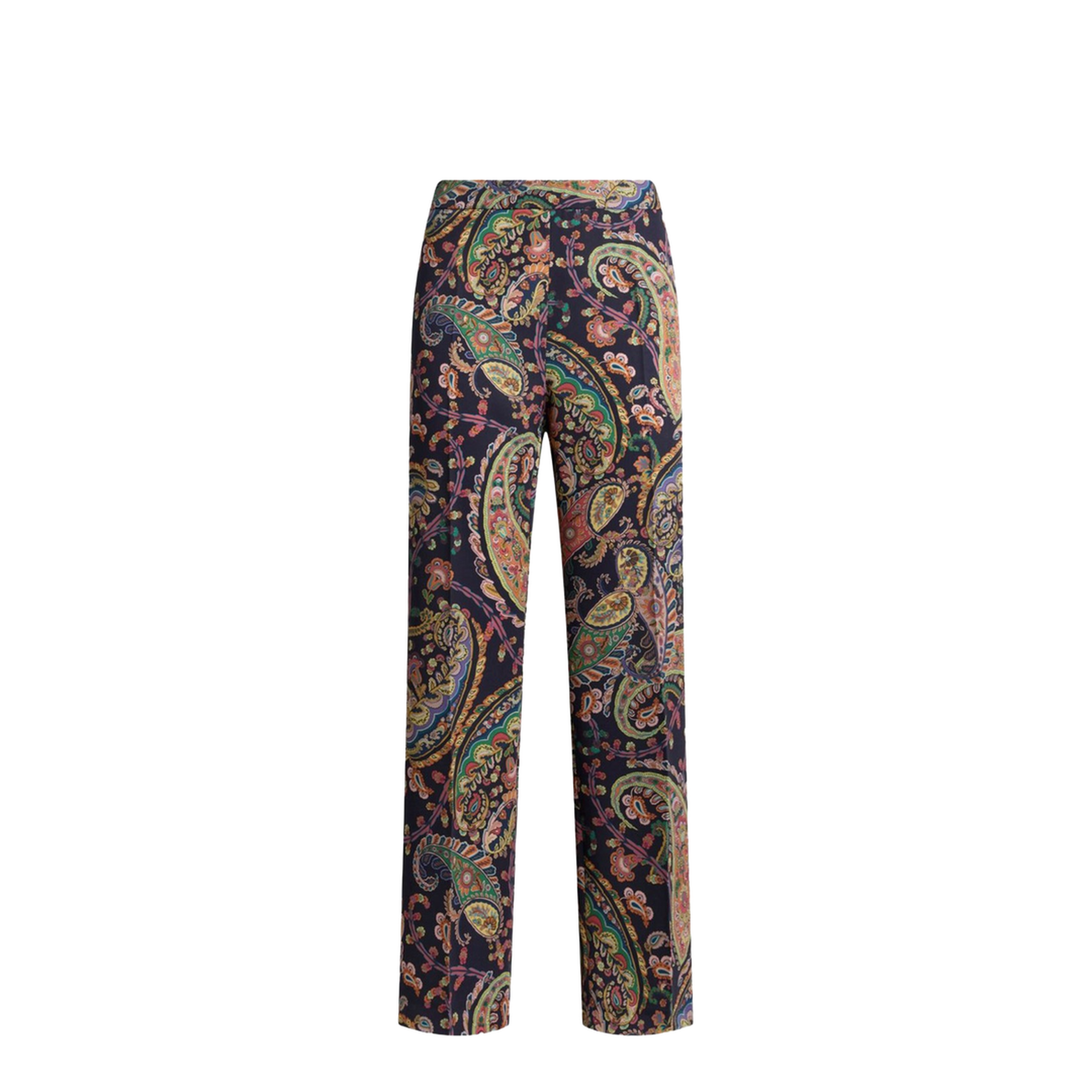Paisley Foliage Bootcut Pants