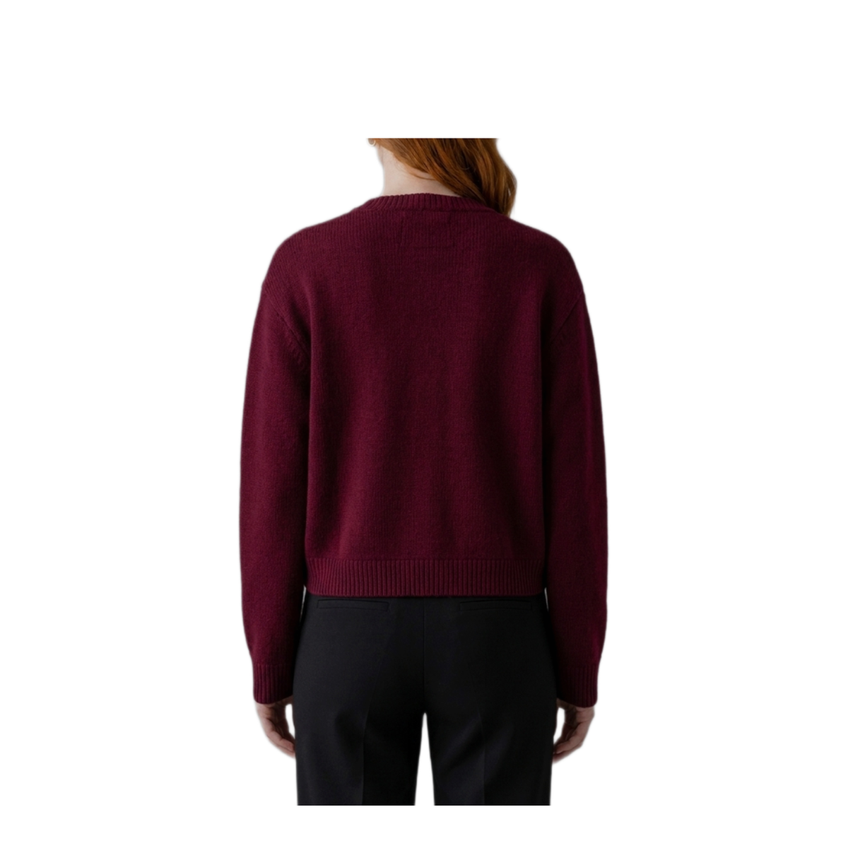 MAYFEYR - Lisa Yang - Deep Plum Emmylou Cardigan Jacket - 2026483DU
