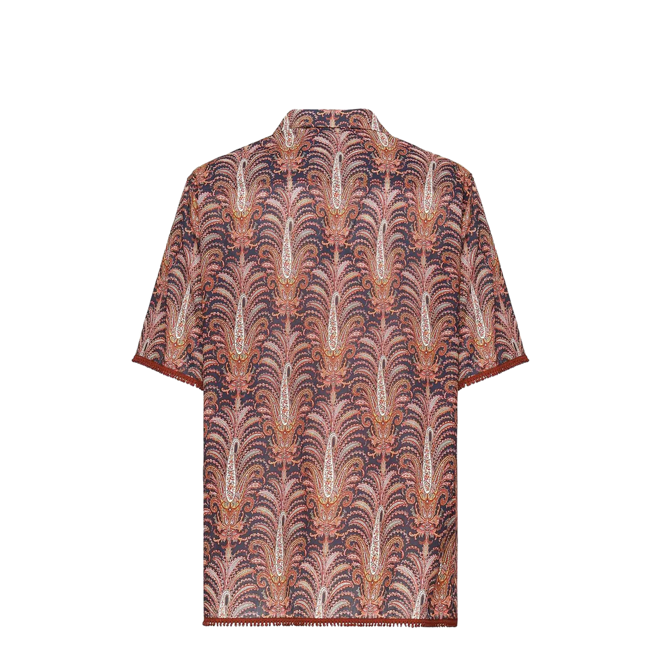 Cotton Shirt With Graphic Print