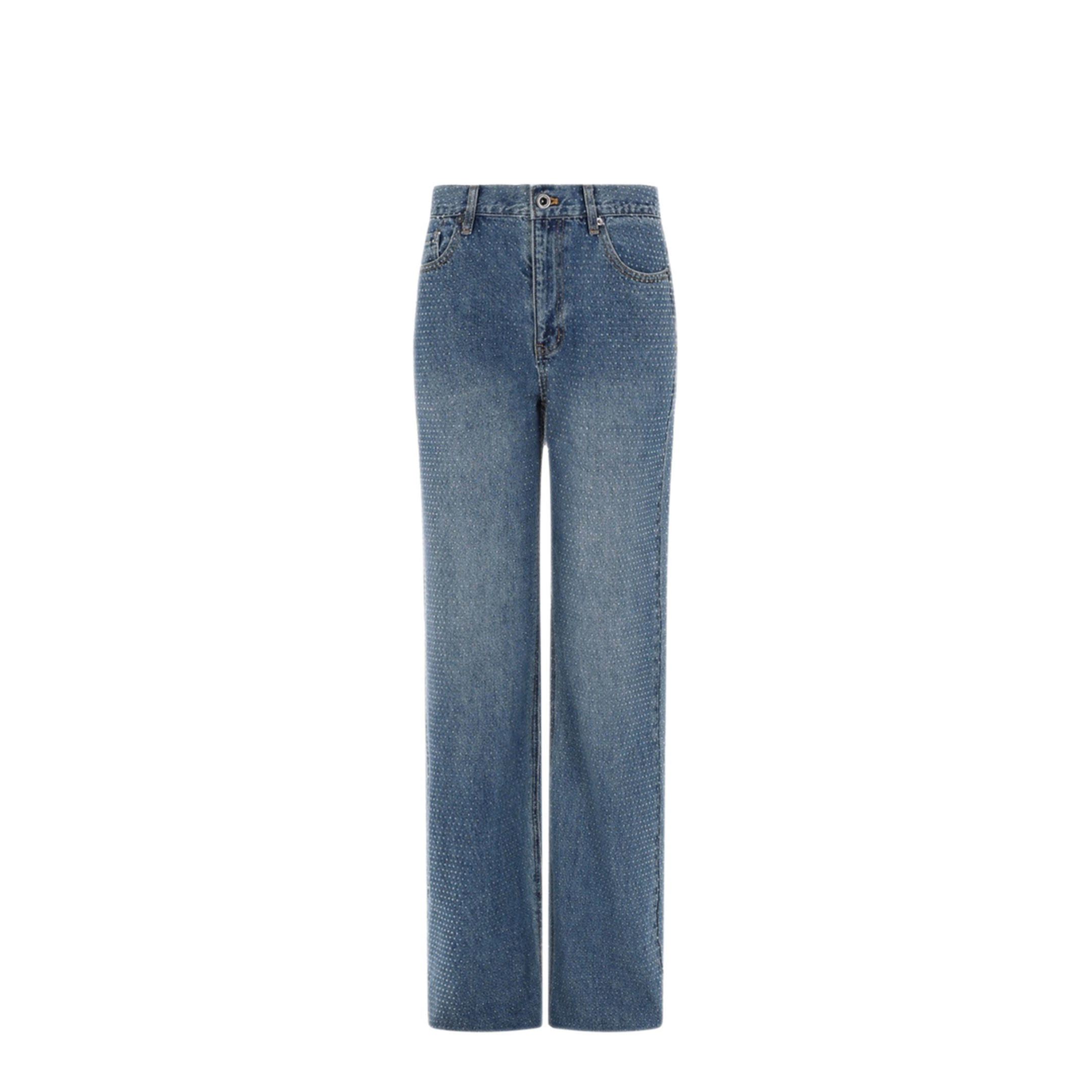 MAYFEYR - Self Portrait - Jeans With Rhinestones - RS26813PABLBLUE