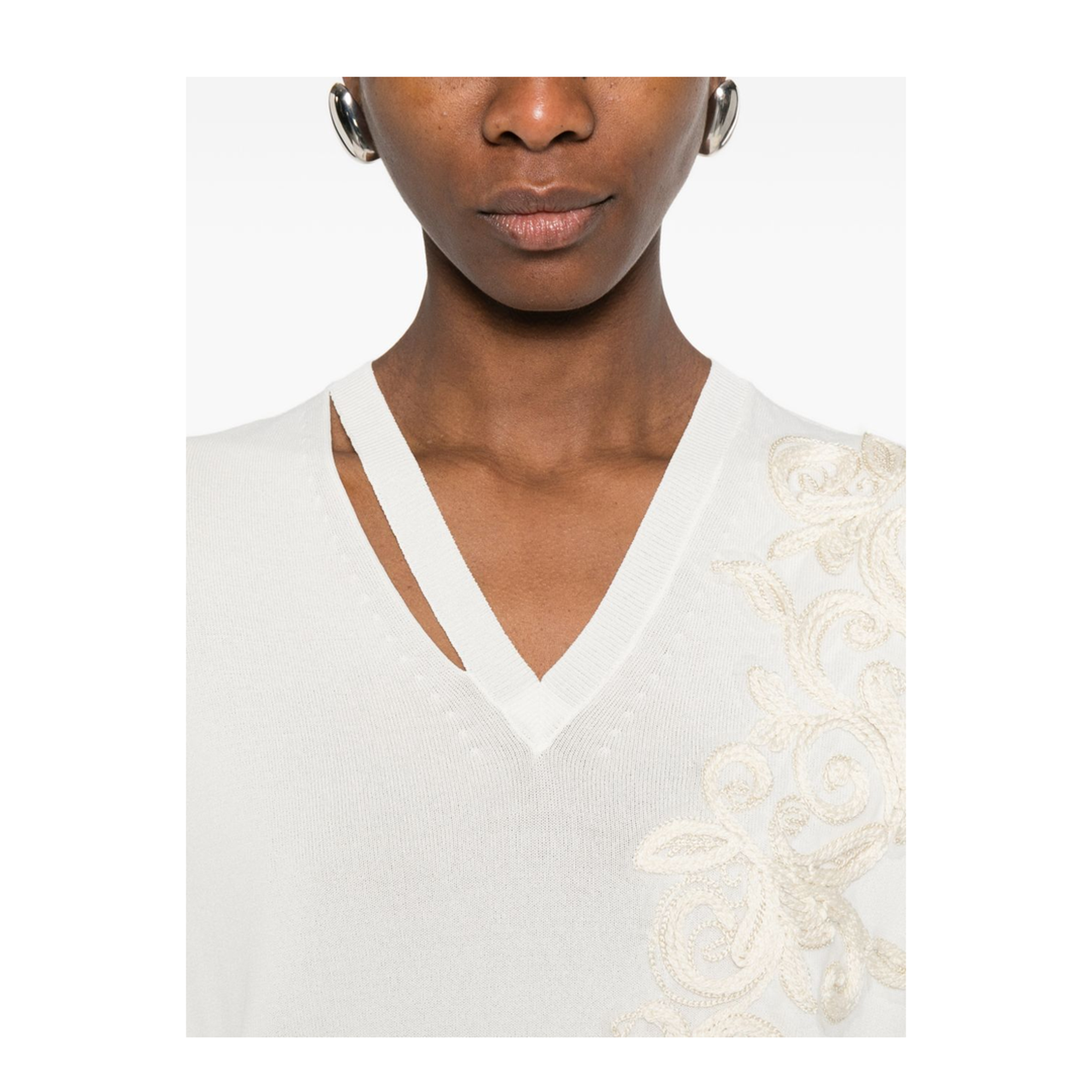 MAYFEYR - Ermanno Firenze - Sweaters White - D48EM007EP2MF333