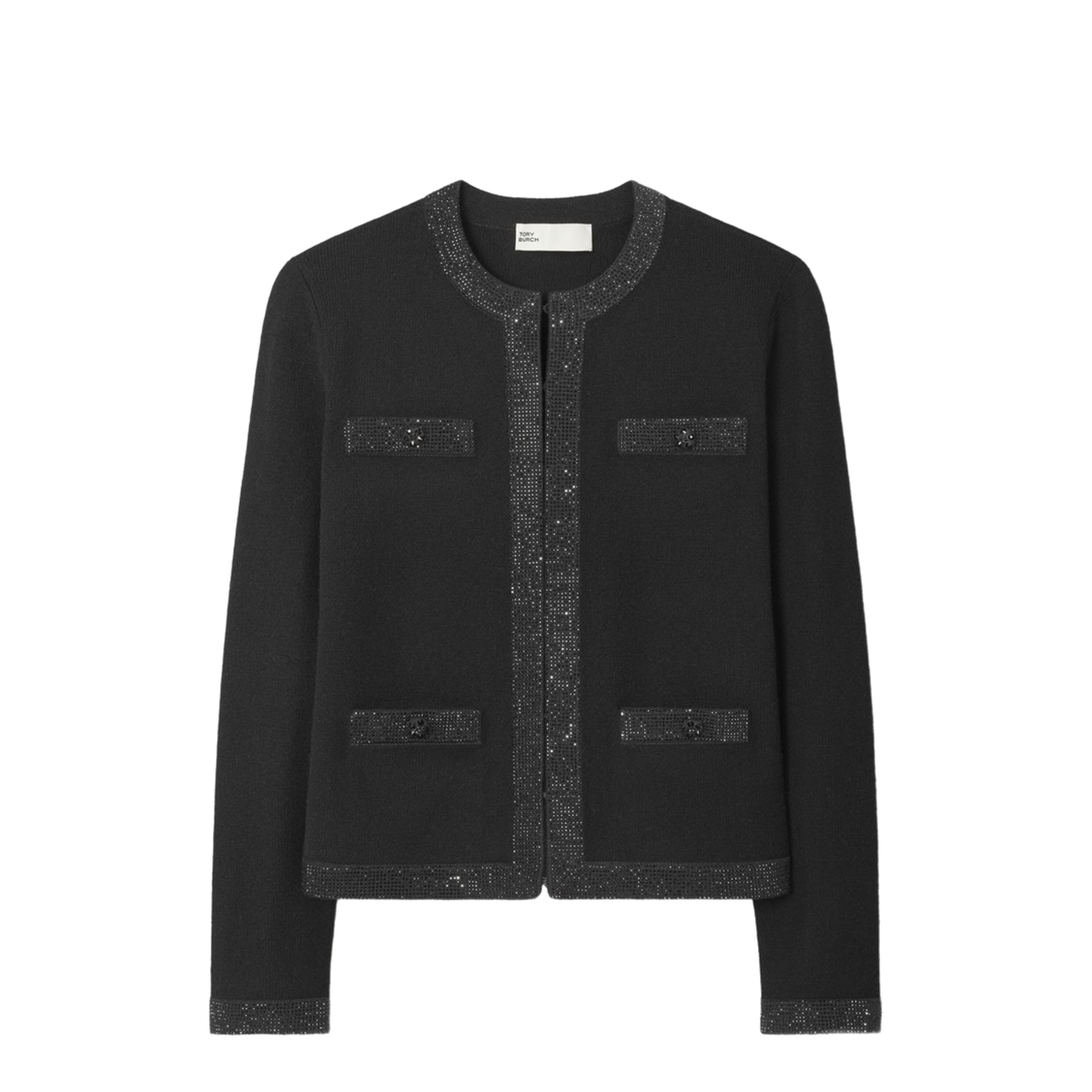 Wool Cardigan Black