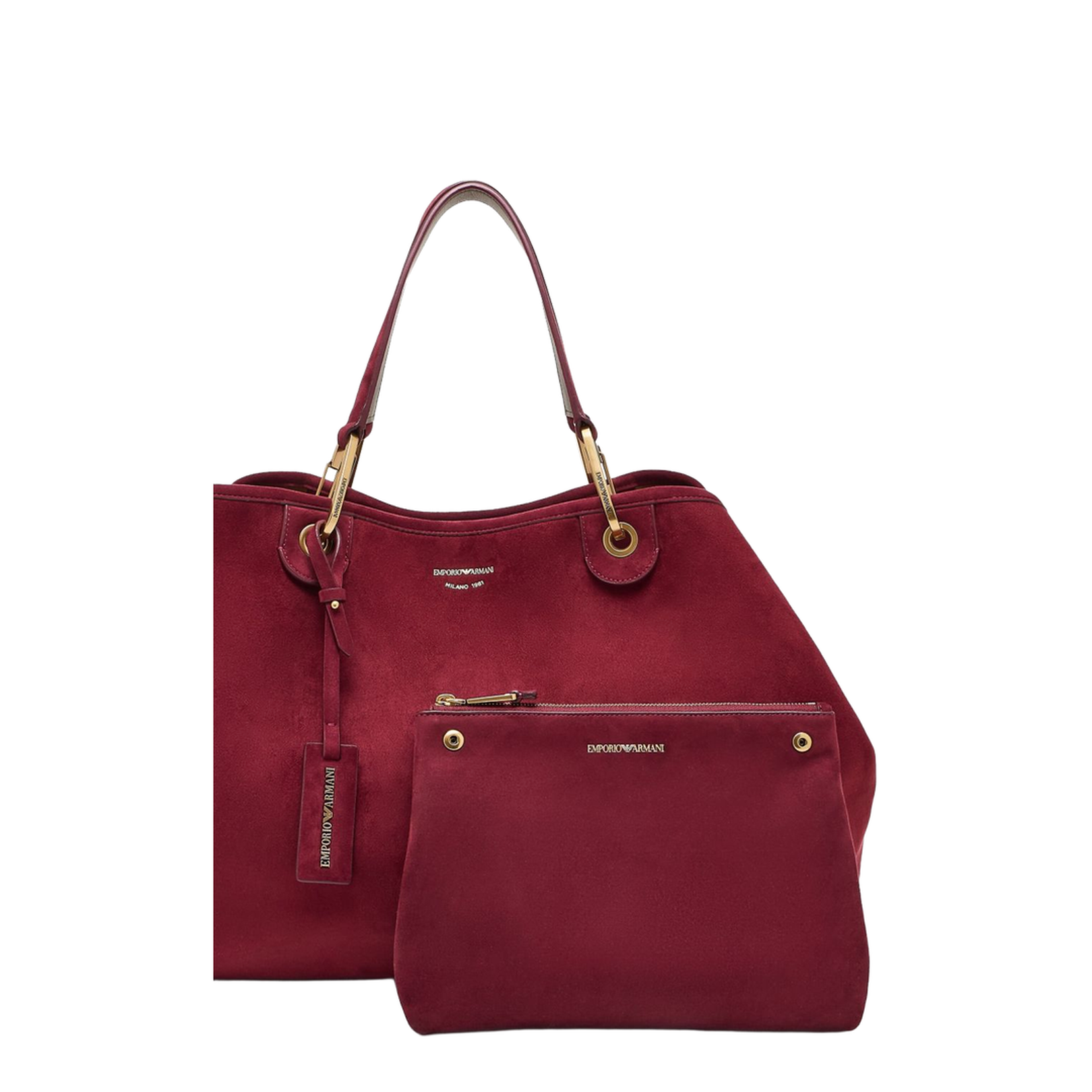 Faux Suede Large Shopper Bag