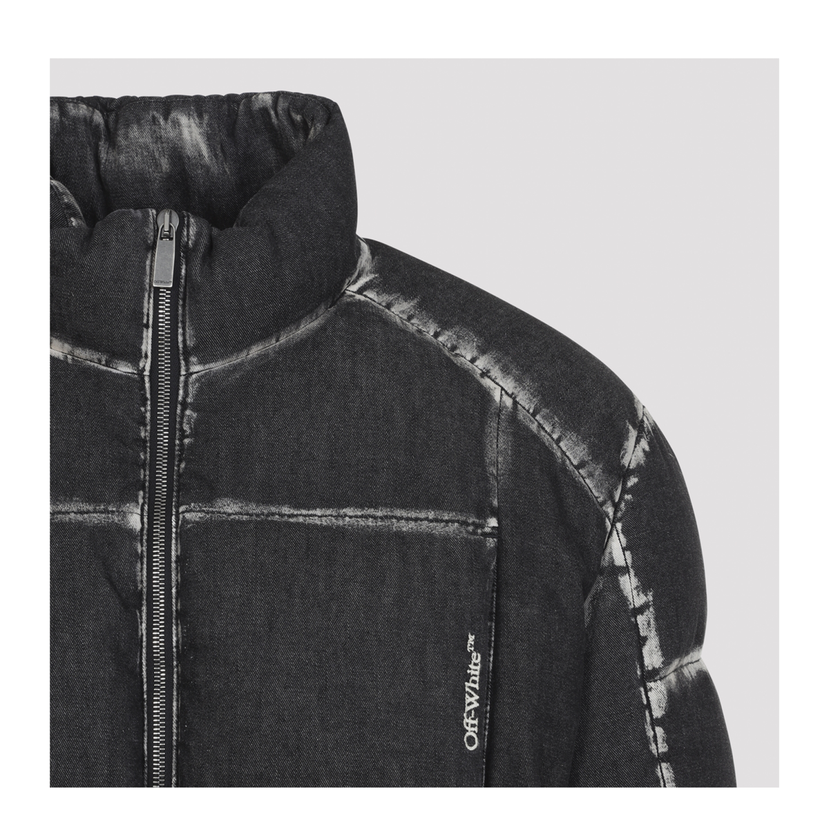 MAYFEYR - Off-White - Bookish Racing Puffer - 44MED06DF26D001001HIGHLIGHTED