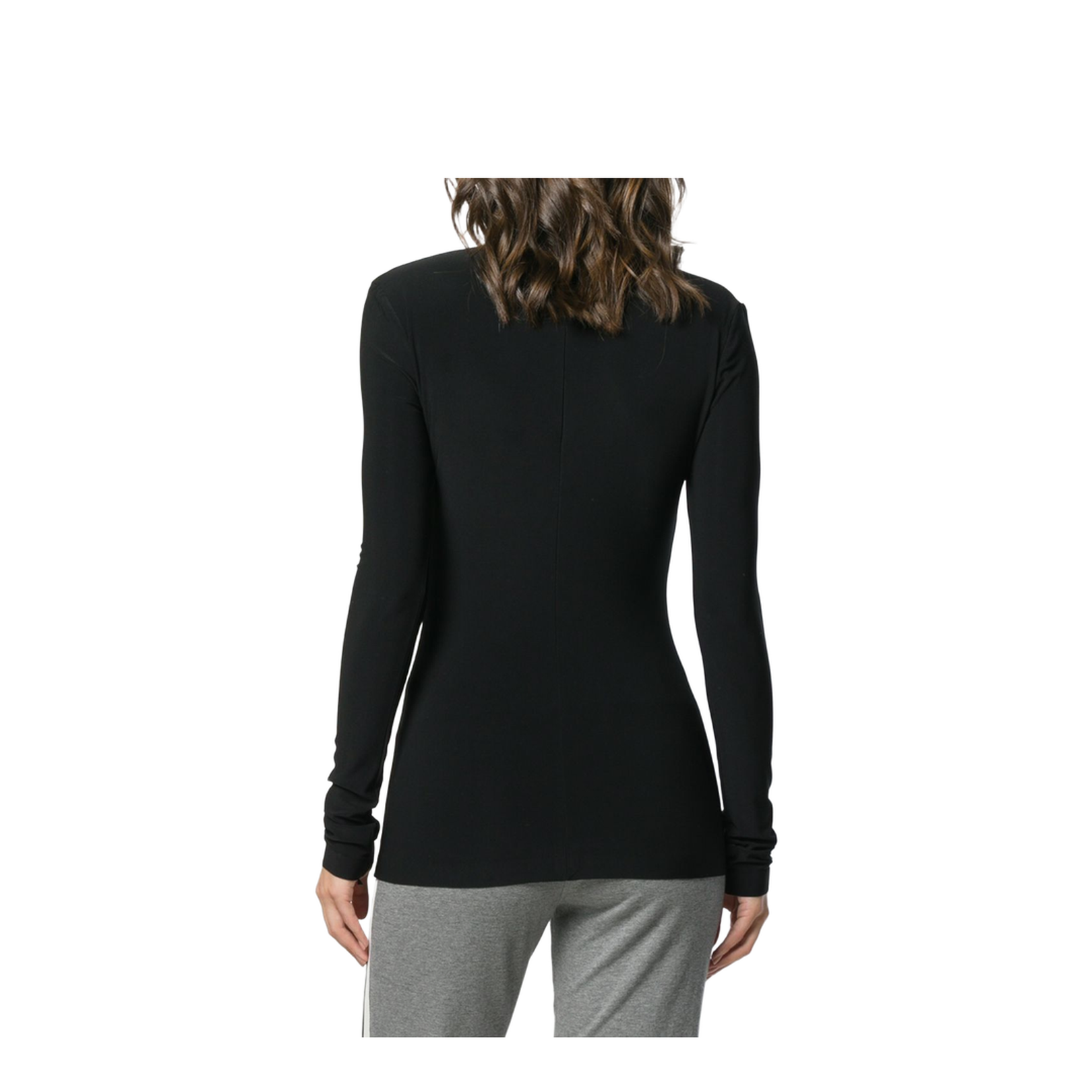 Slim Fit Long Sleeve Turtle Top