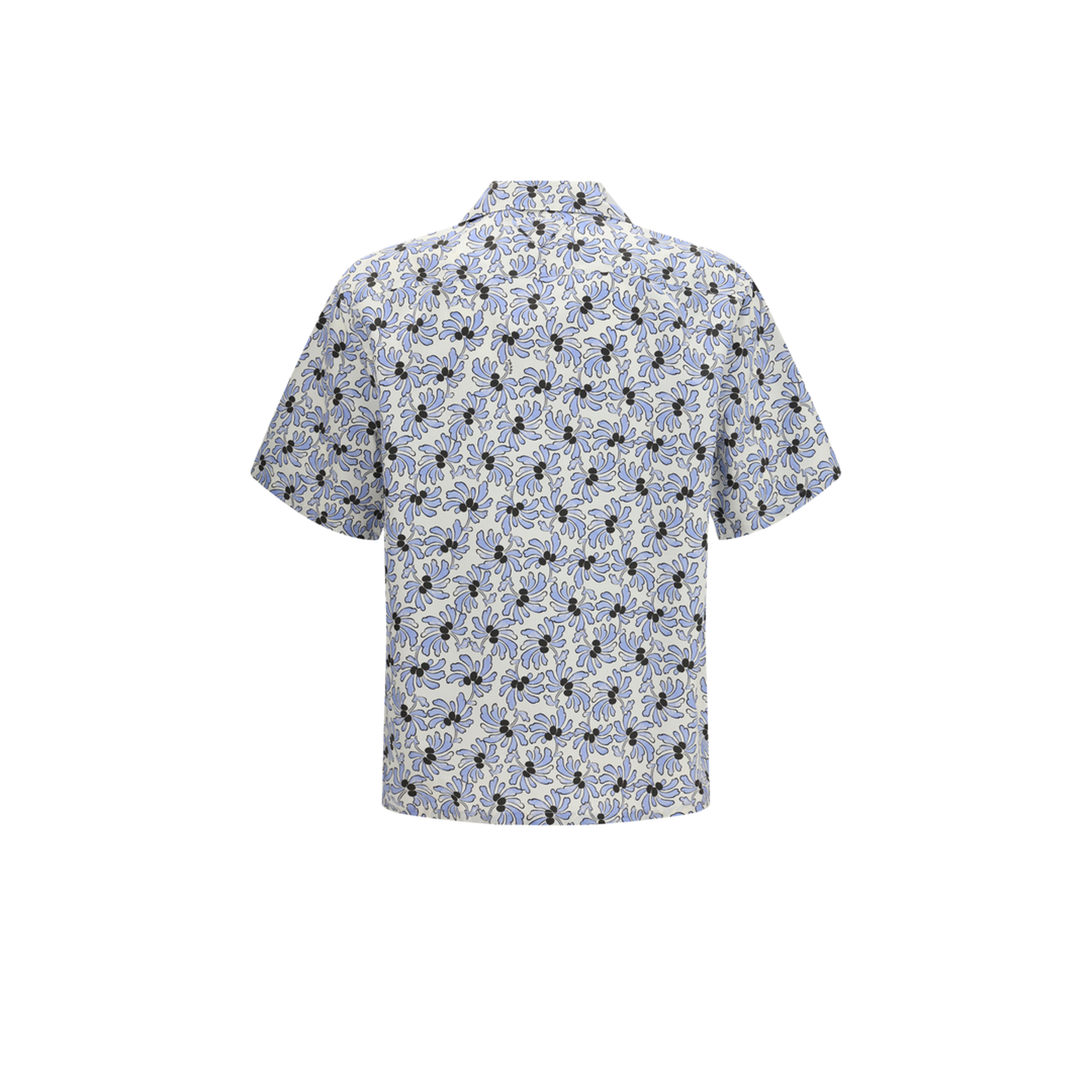 MAYFEYR - Prada - Cotton Shirt With Floral Print - UCS414SUMO19GU