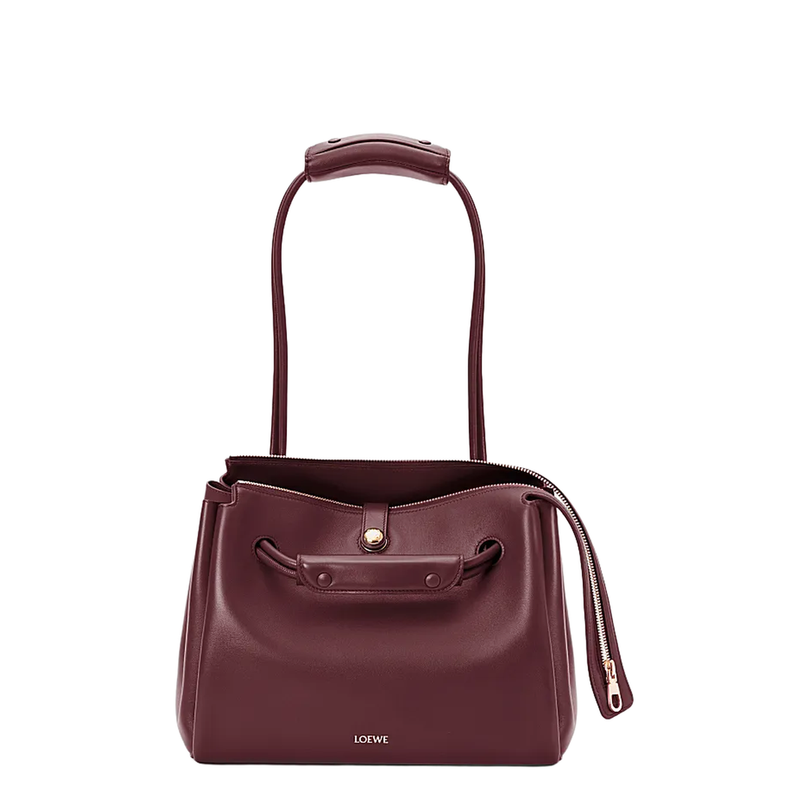 Puzzle Fold Pouch in Shiny Nappa Calfskin