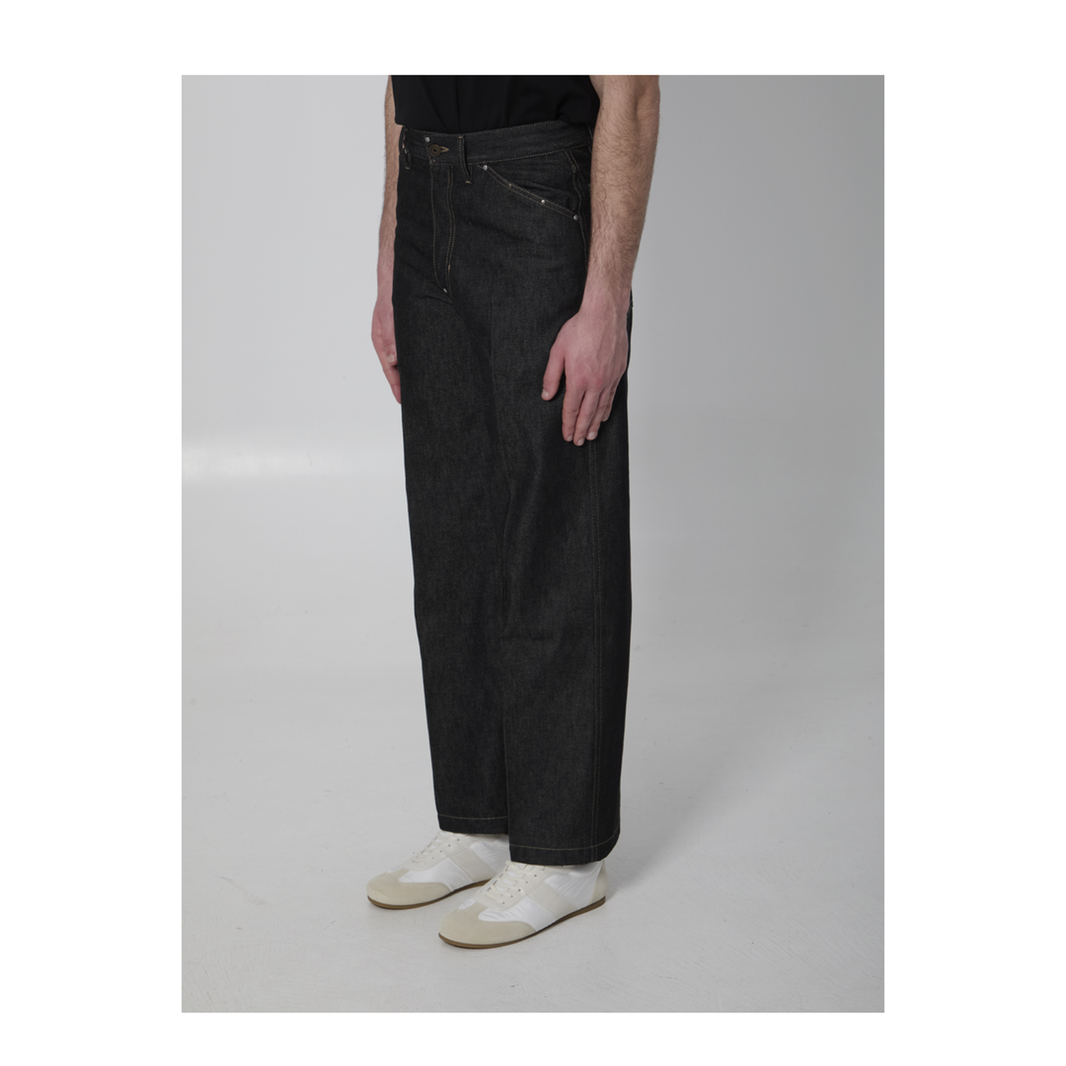 MAYFEYR - Lemaire - Wide-Leg Jeans With Studs - PA1288LD1061BK965