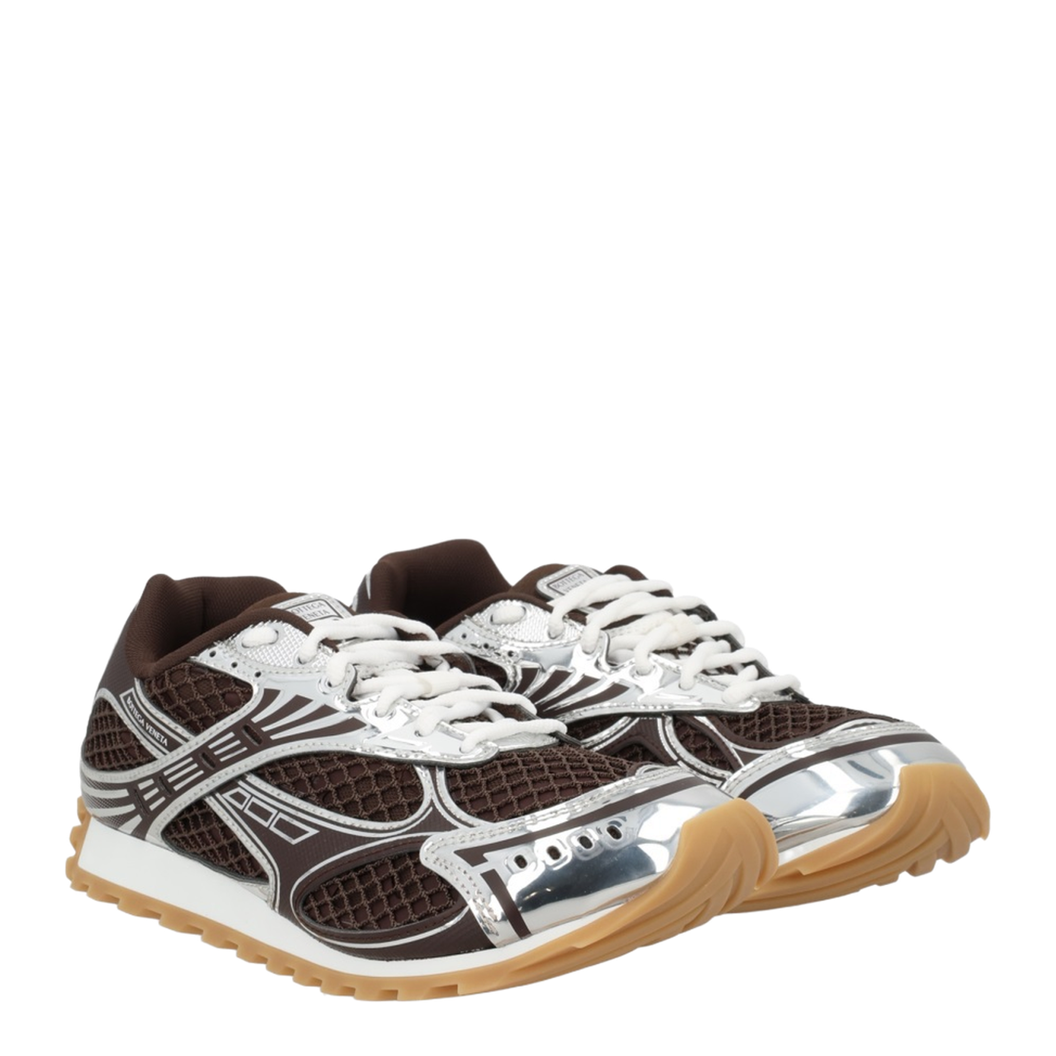 Orbit Mesh Sneakers with Rubber Inserts