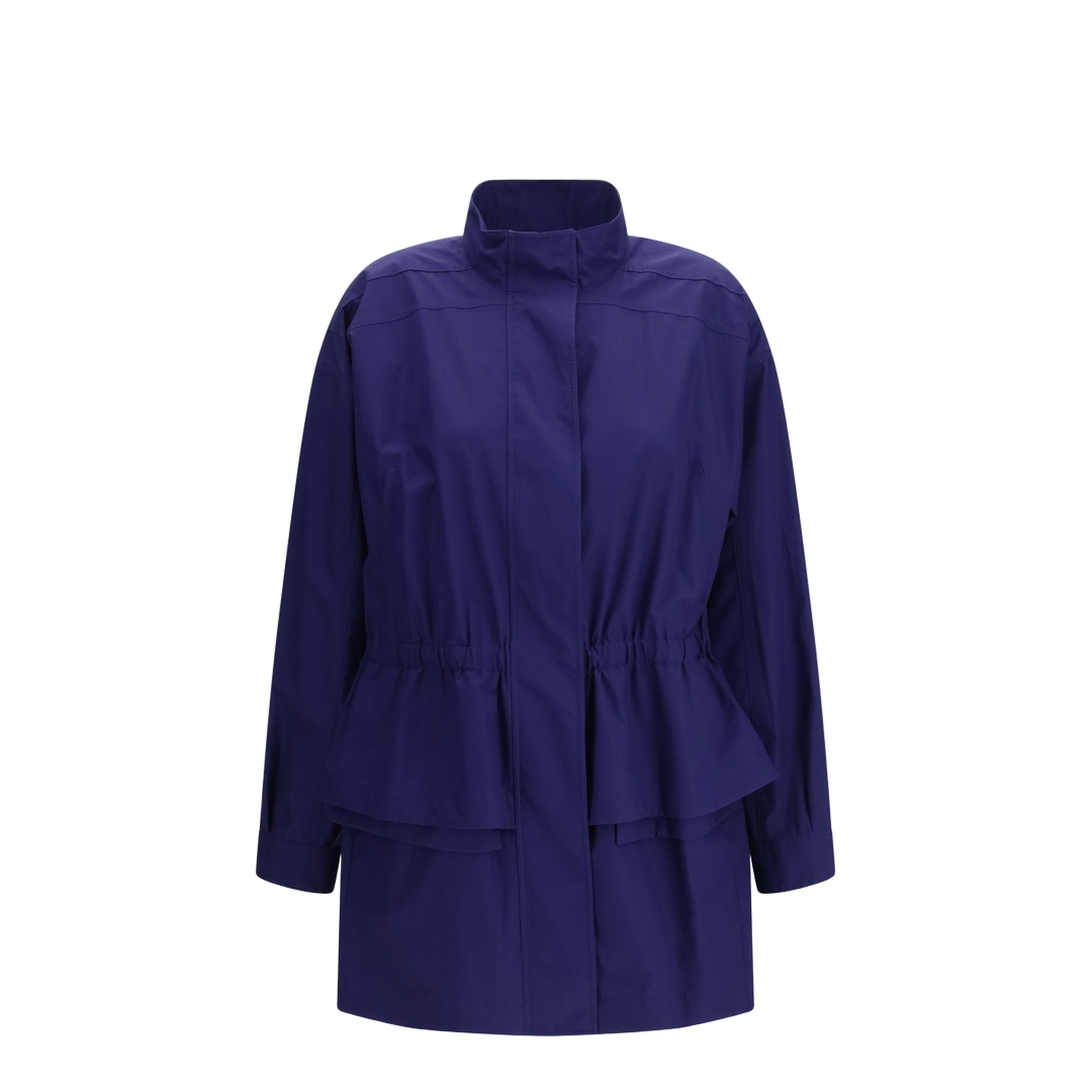 MAYFEYR - Fendi - Midi Poplin Parka In Cotton With Logo Embroidery - FJ7709AW7V