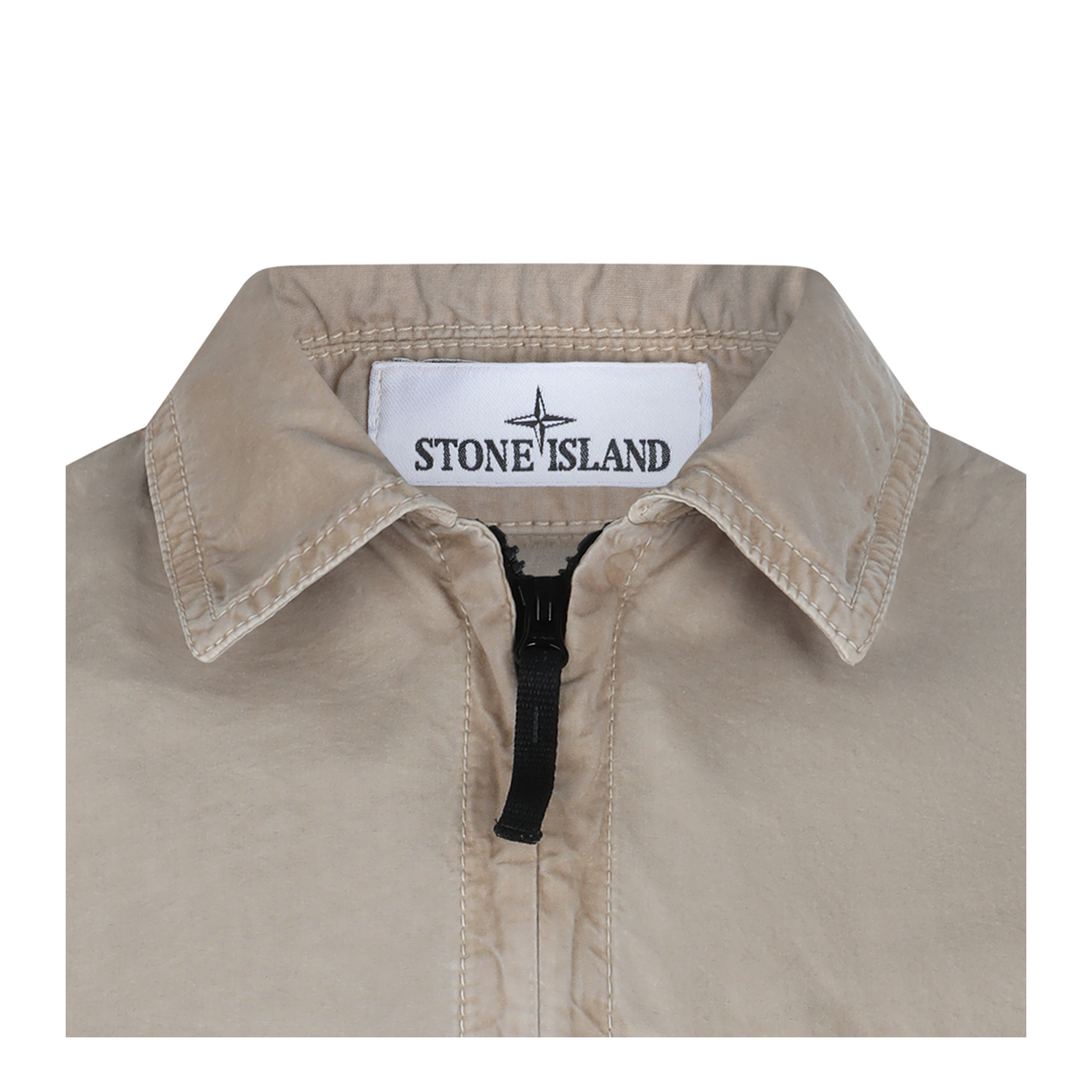 Brushed Organic Cotton Canvas Overshirt