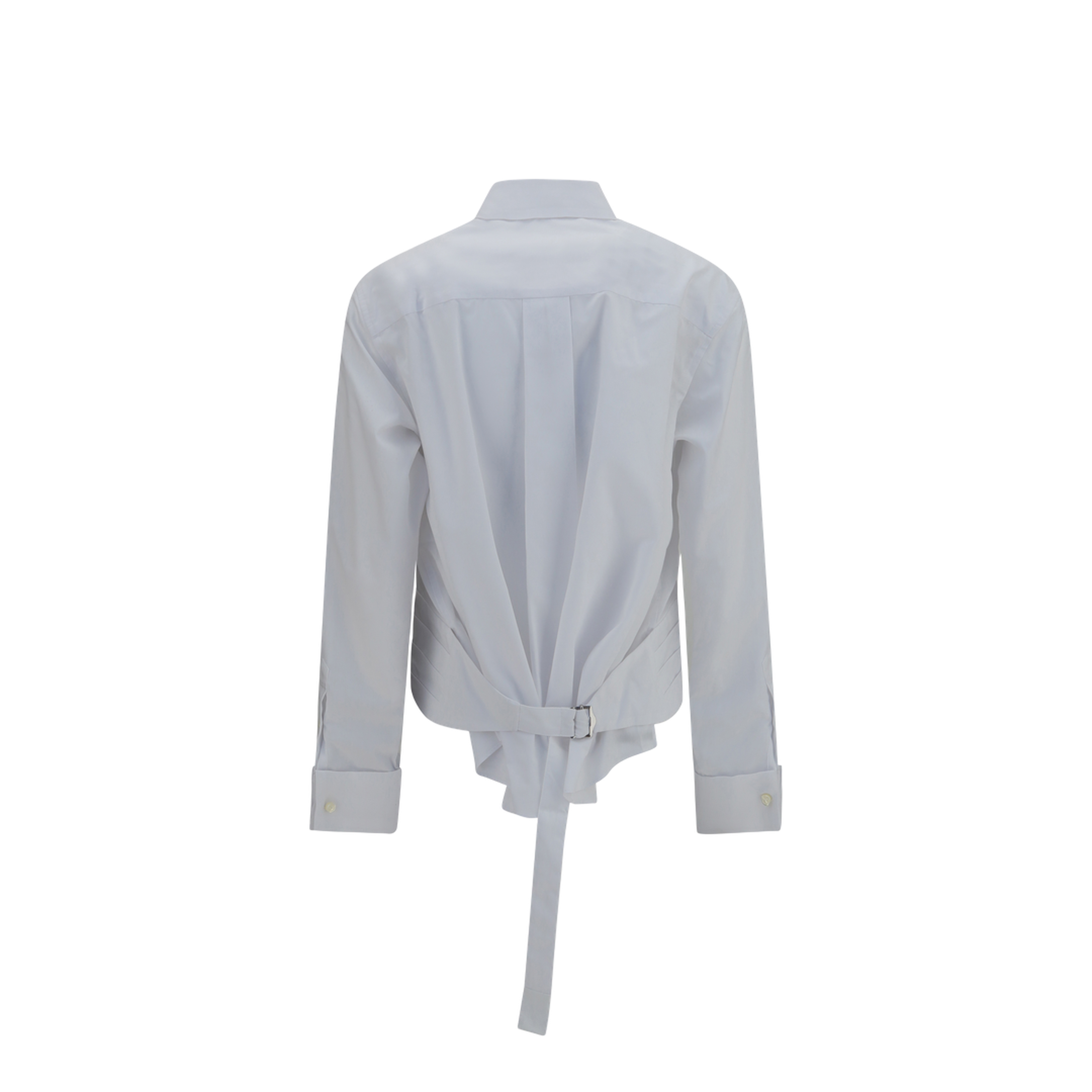 MAYFEYR - Sacai - Cotton Poplin Shirt With Belt - 2608667