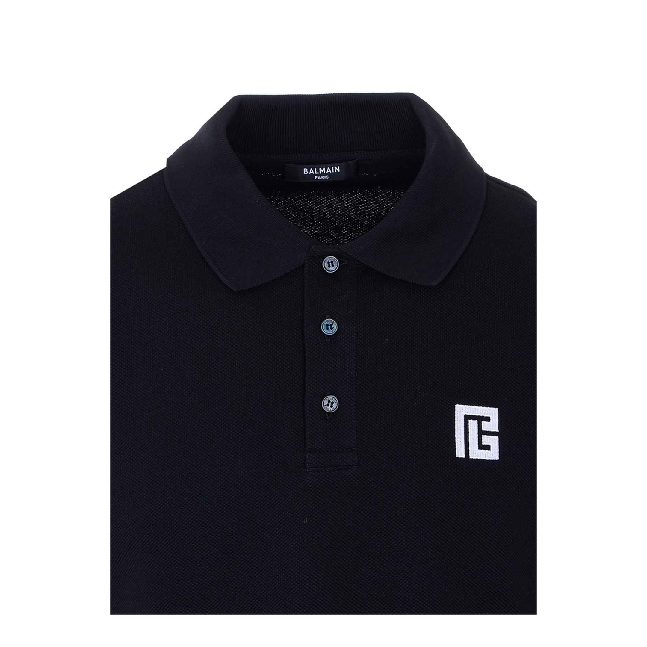 Embroidered Logo Polo - Black