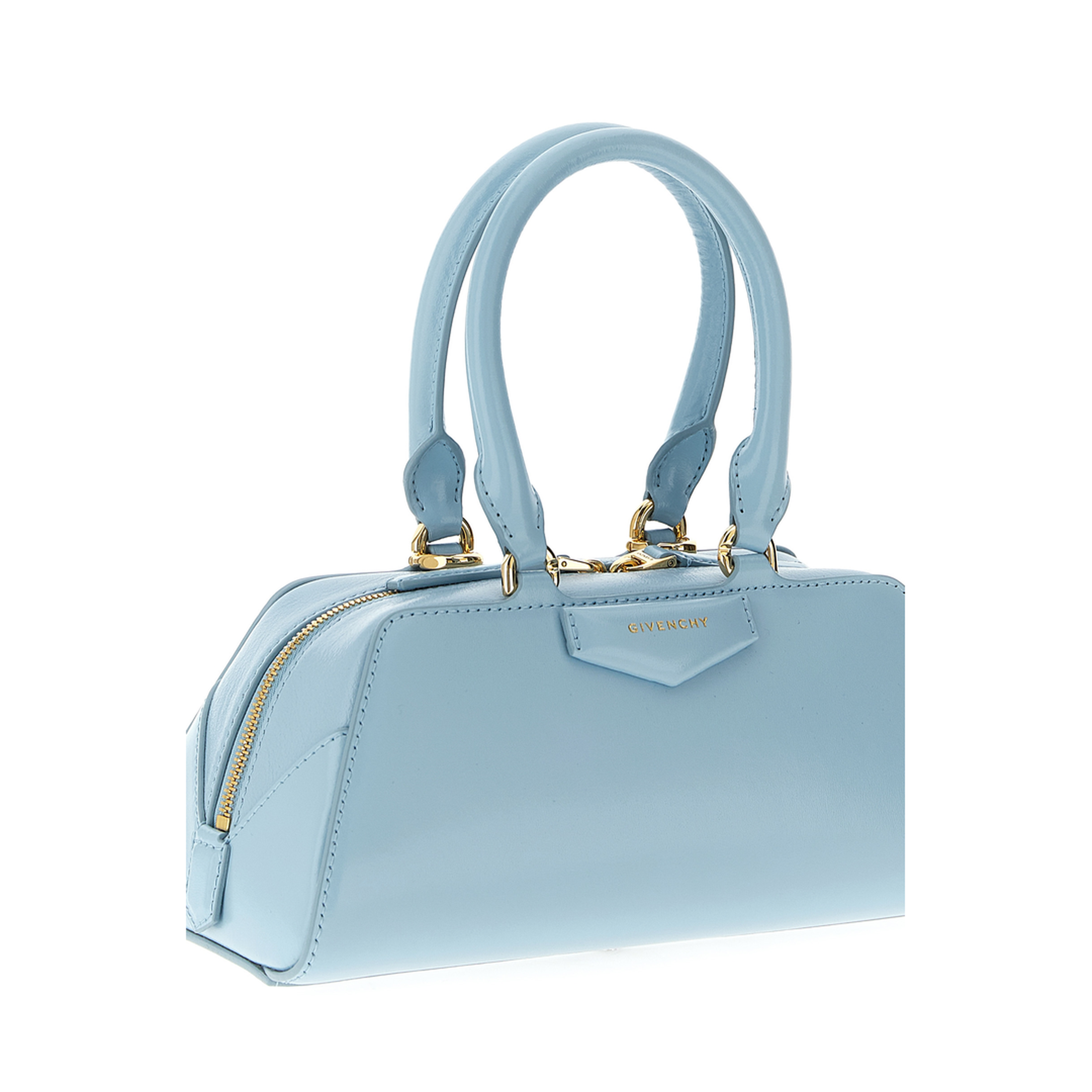 Mini Antigona East-West Bag in Box Leather