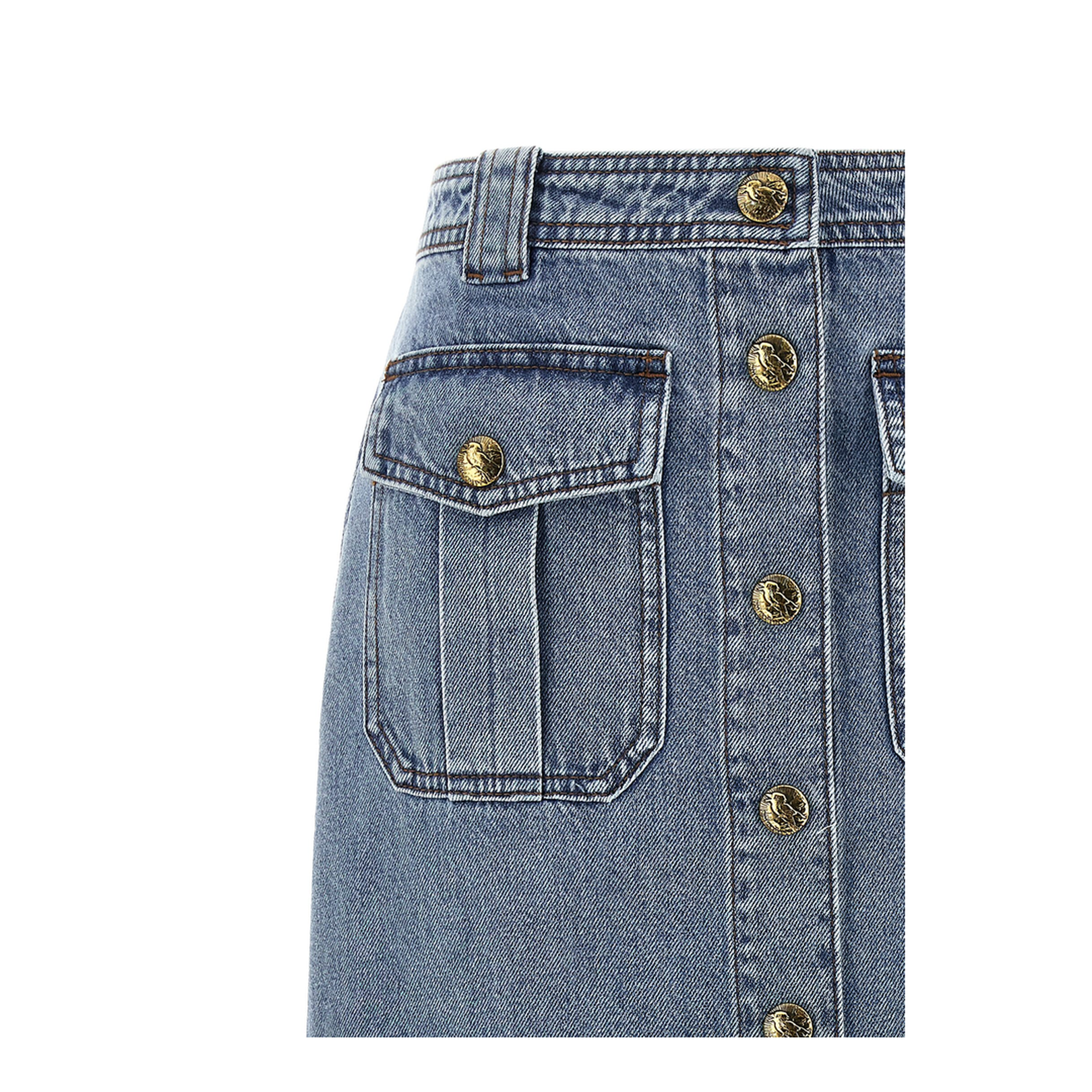 Denim Pencil Skirt