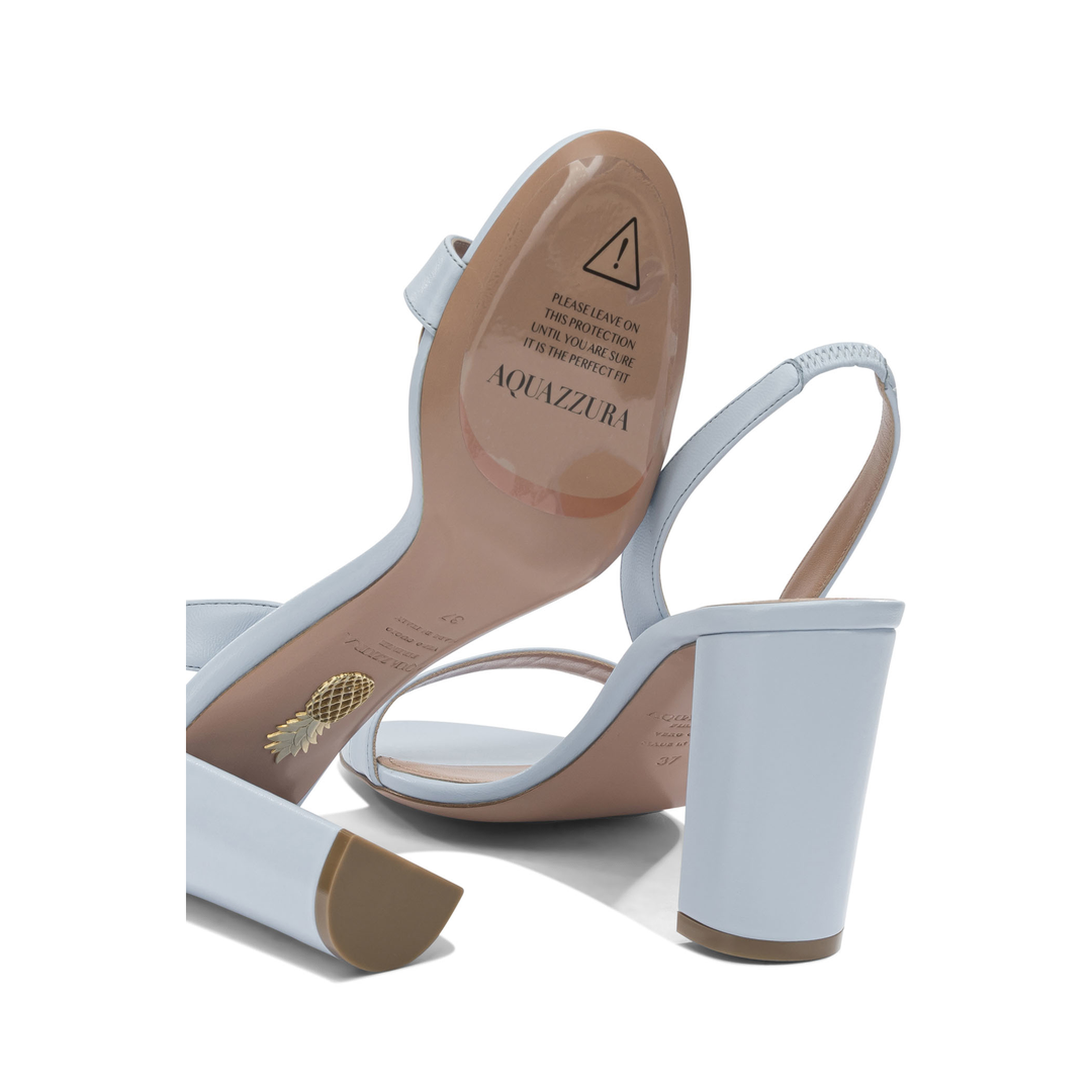 MAYFEYR - Aquazzura - So Nude Block 85Mm Heeled Sandals - SNBMIDS0NAPBAL