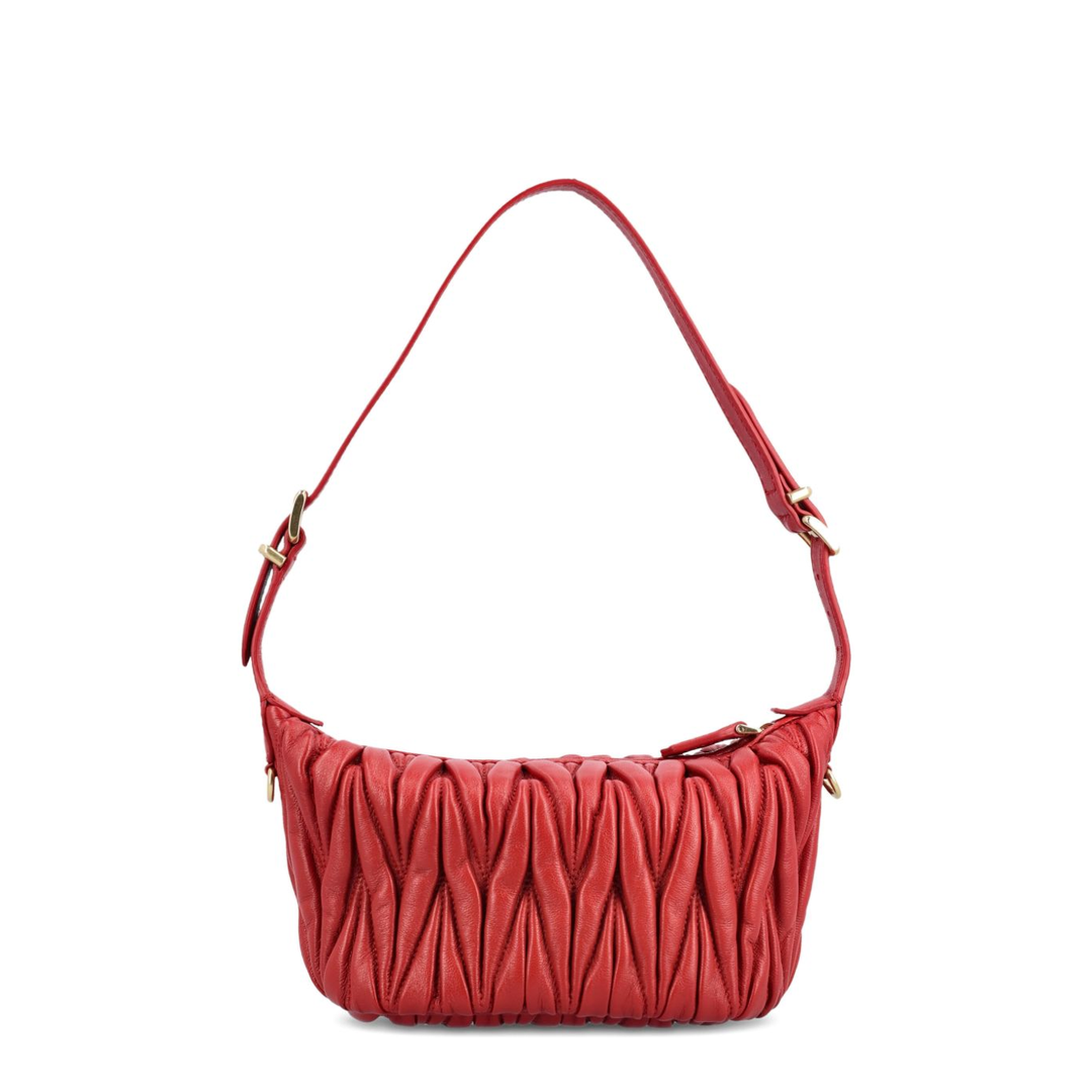MAYFEYR - Miu Miu - Matelassé Nappa Leather Pouch In Briar - 5BP100AN88F0011