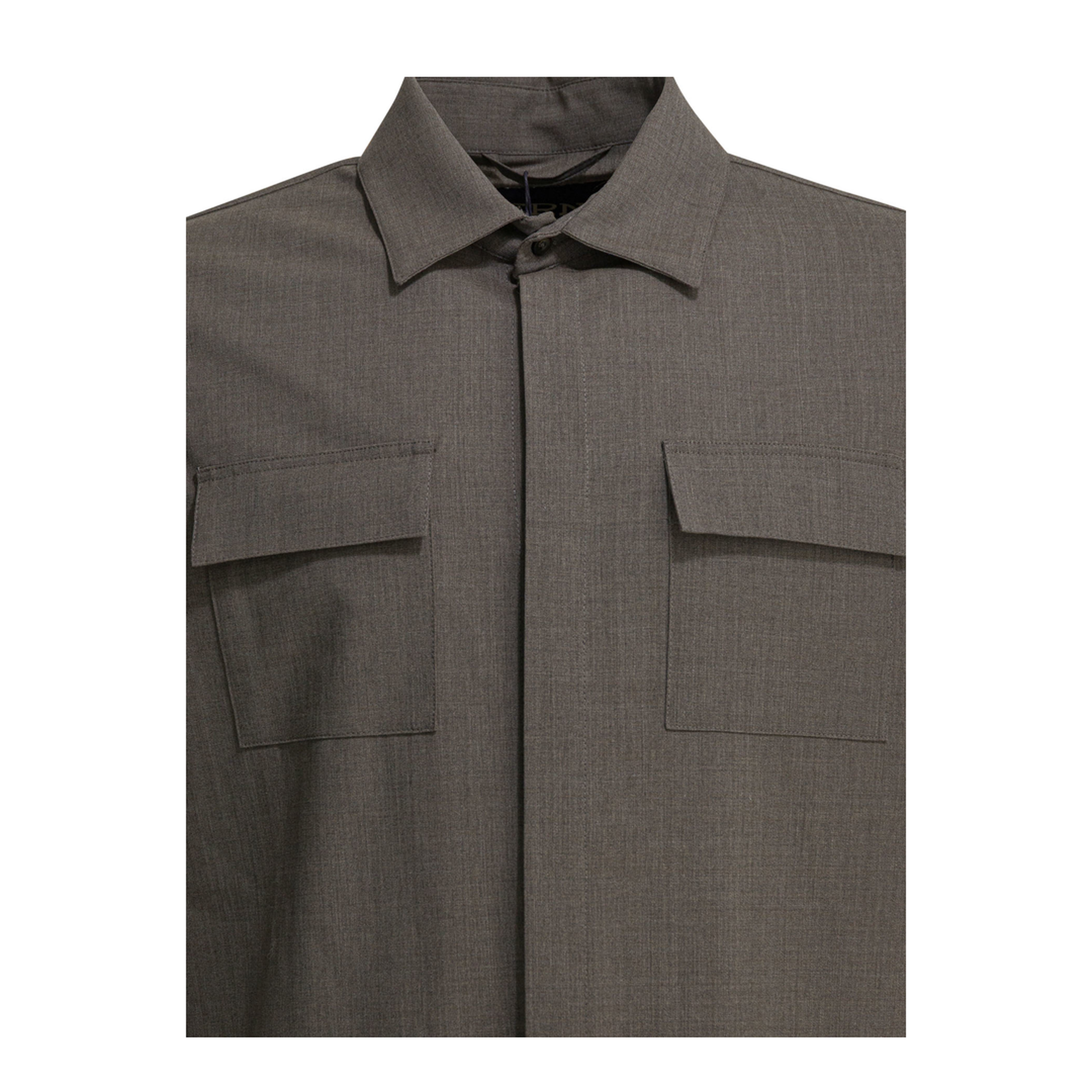 MAYFEYR - Herno - Wool Overshirt Jacket - CM000022U334882600