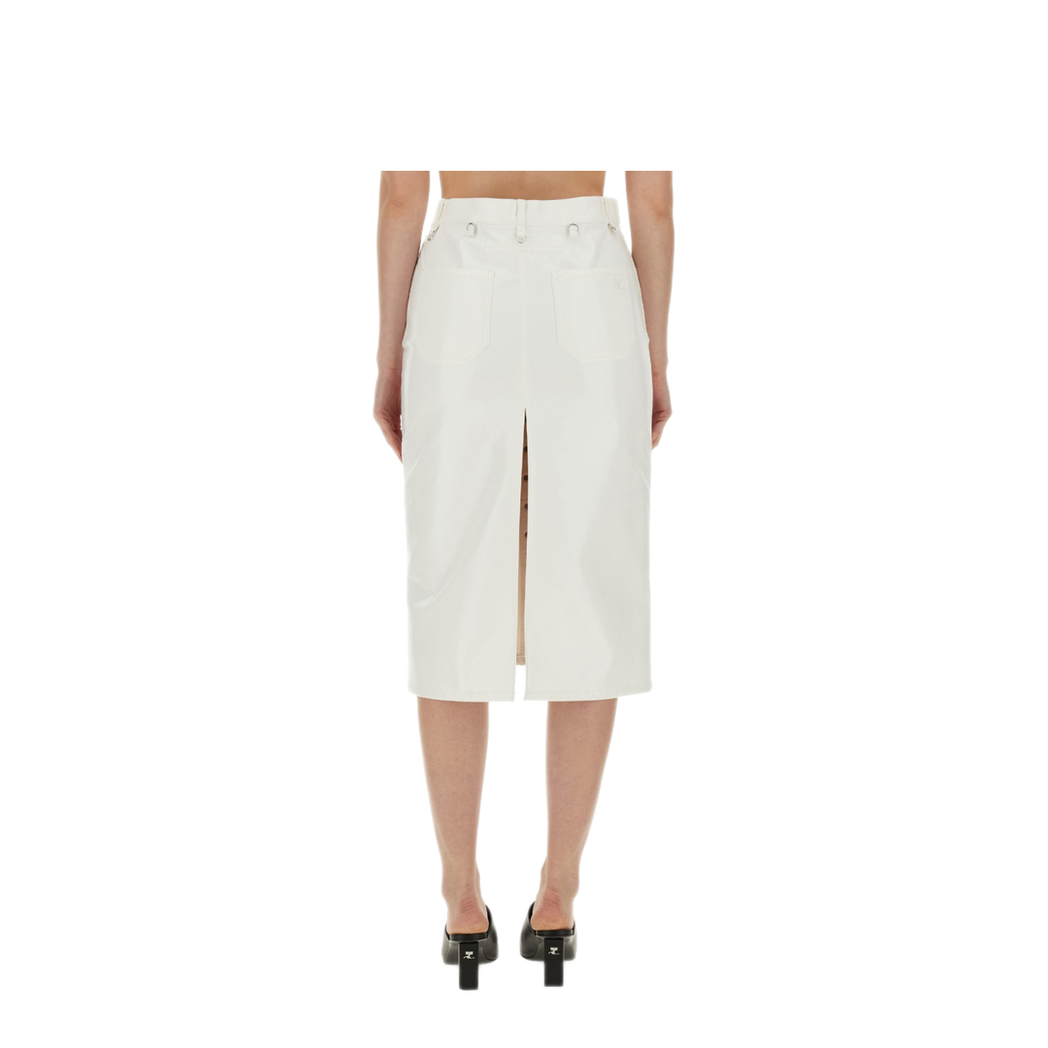 MAYFEYR - Courreges - Skirt With Buttons - 124CJU155VY00140001