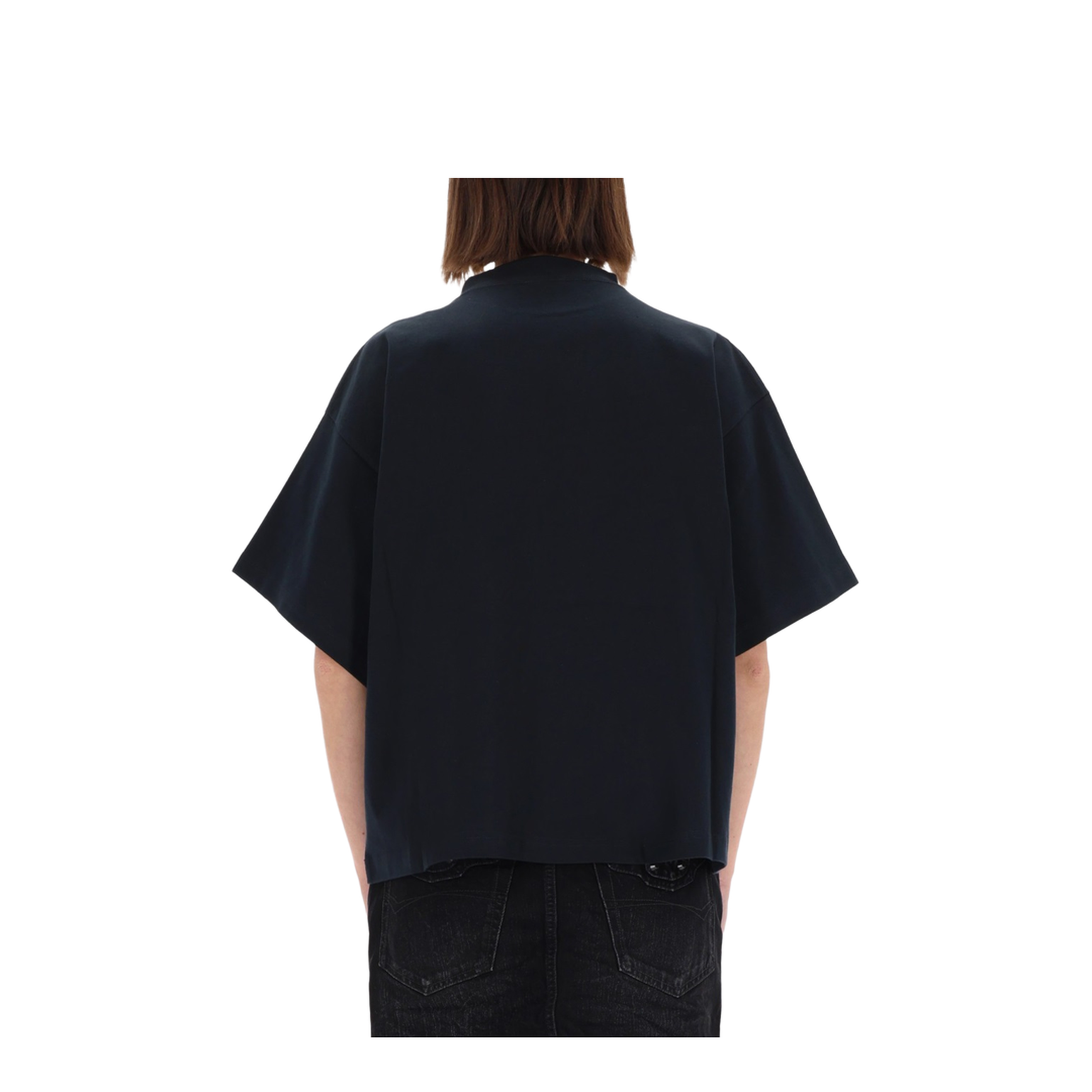 Cropped Nano Bb T-Shirt in Black