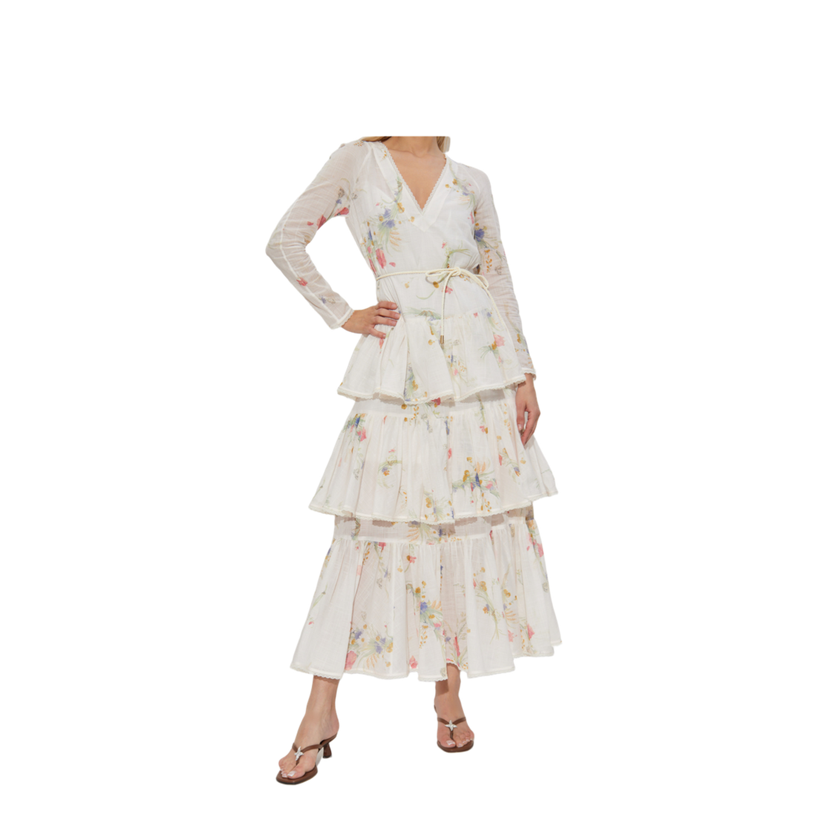 Lucky Maxi Dress In White