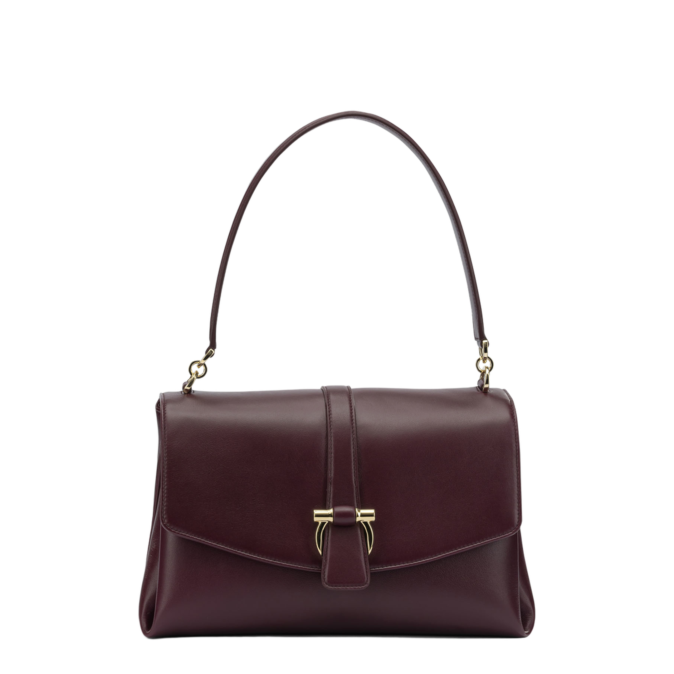 Leather Handbag Maroon