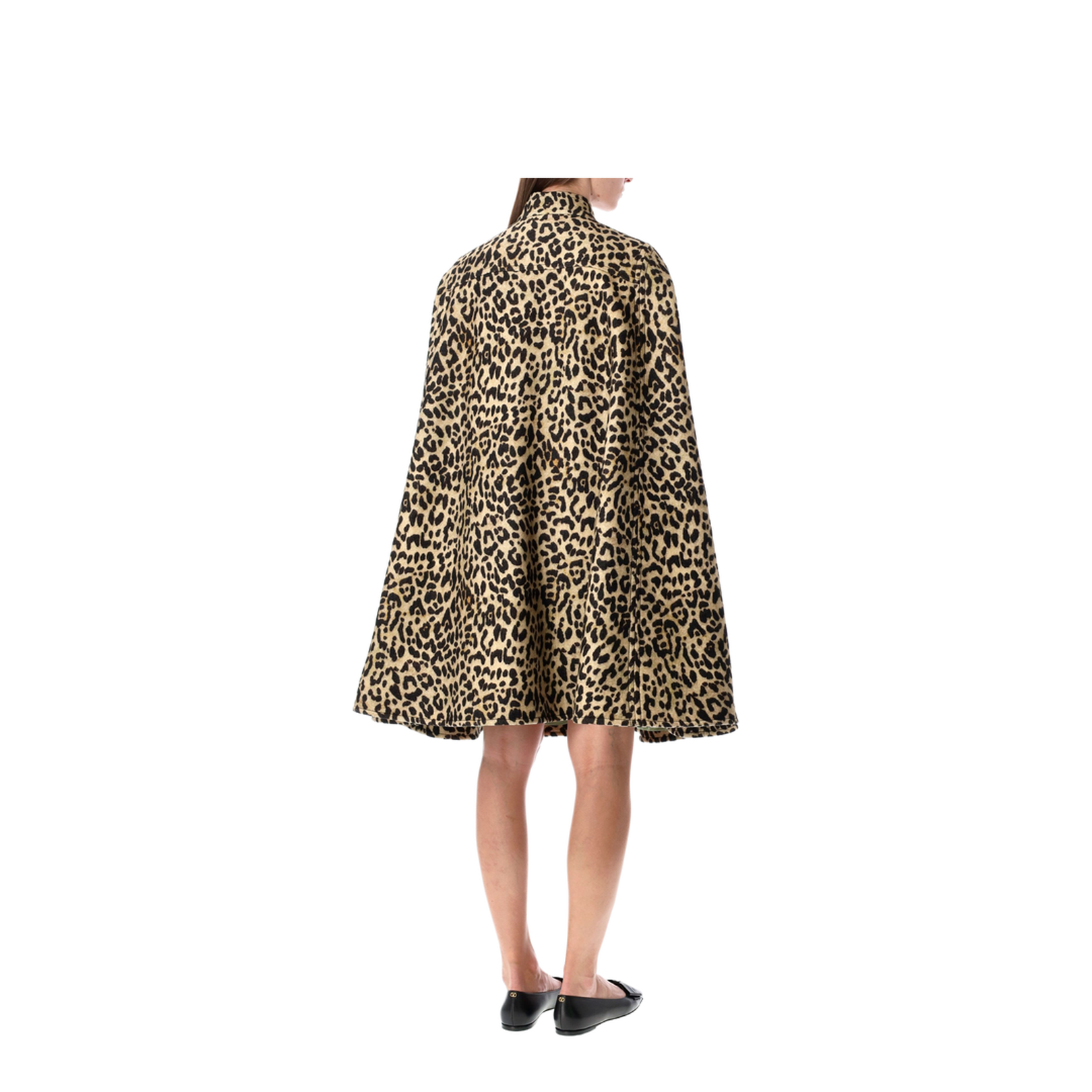 Cape In Wool Animal Print