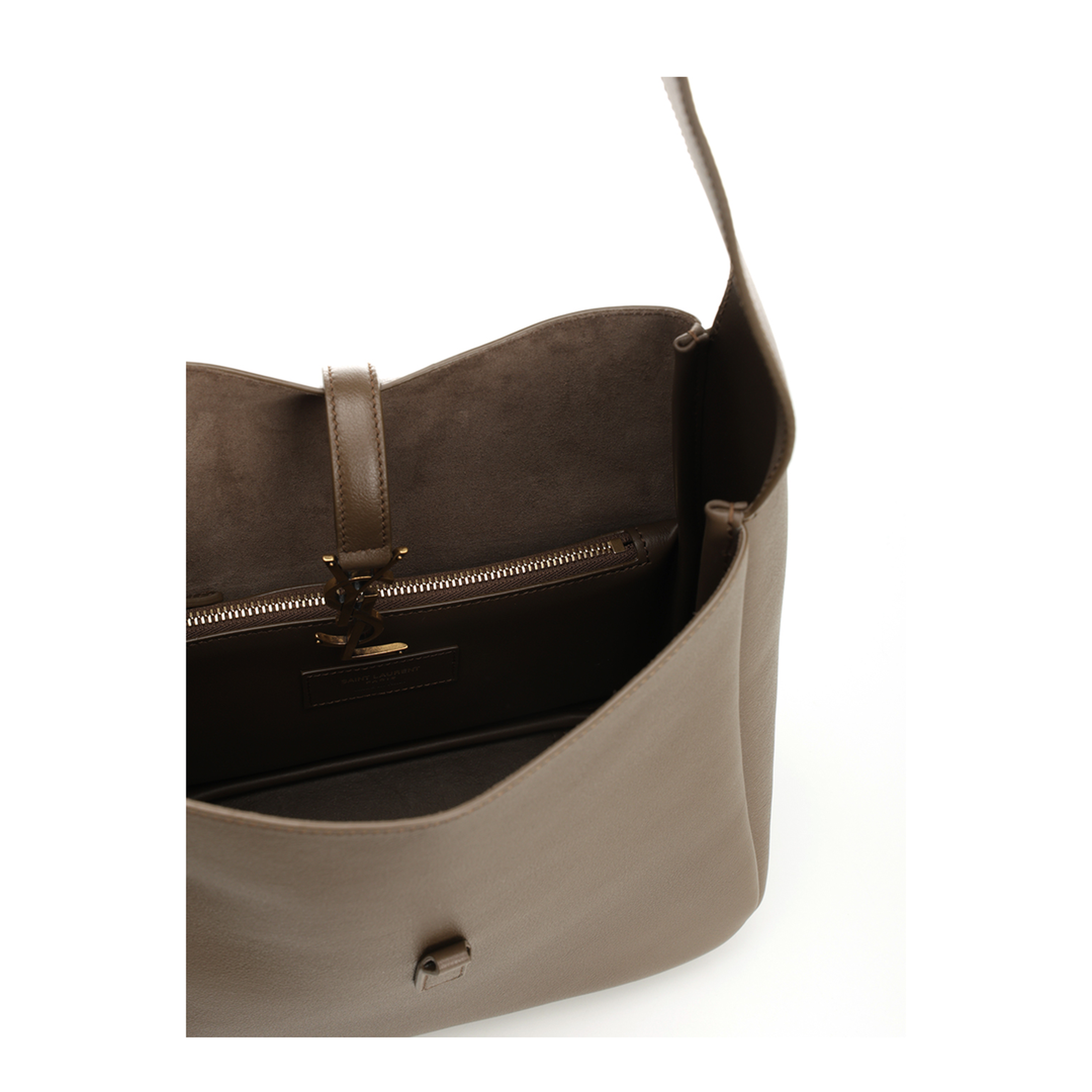 Le 5 à 7 Small Leather Shoulder Bags - Brown