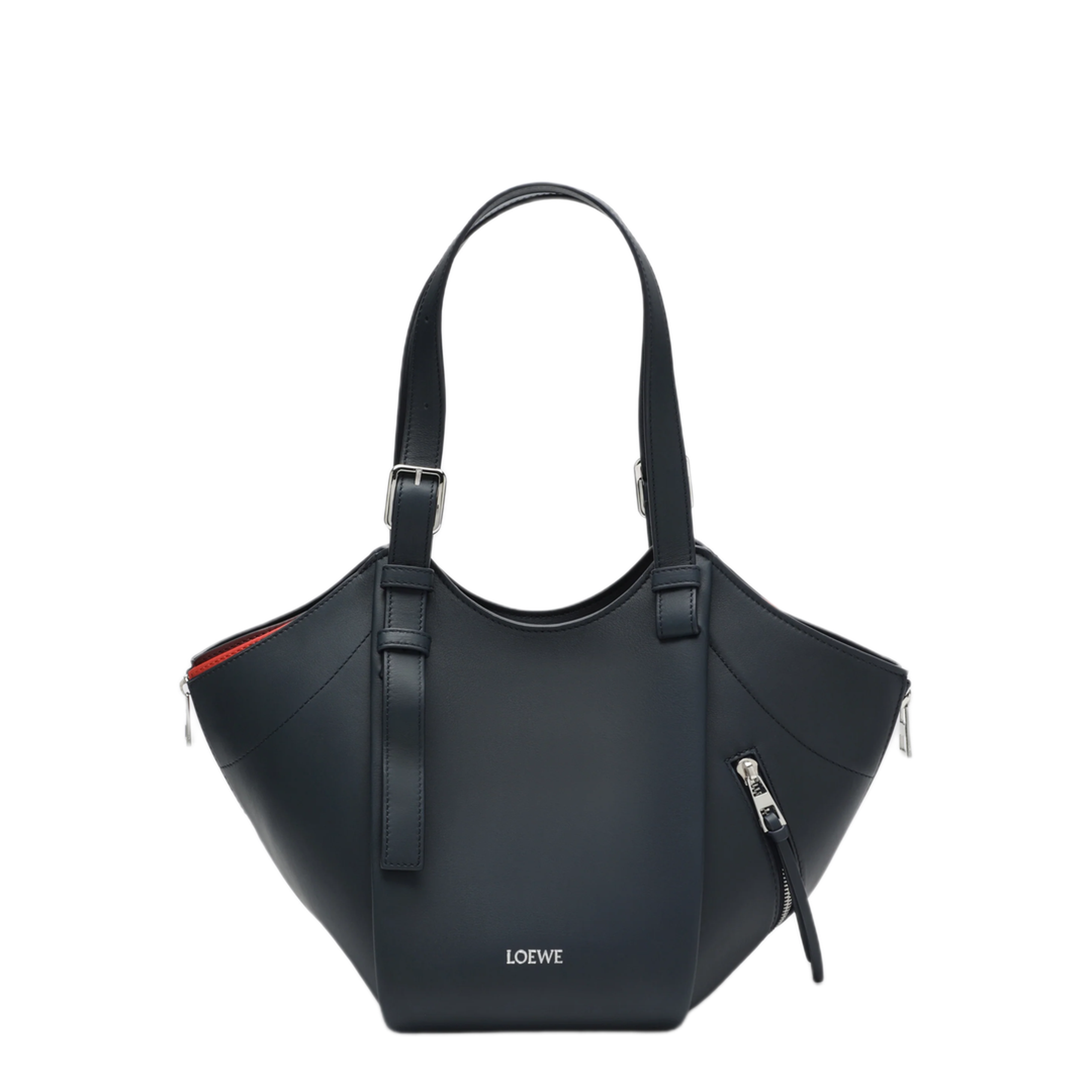 MAYFEYR - Loewe - Dark Blue Layered Hammock Flip Leather Bag - A538HHBX13LE0223