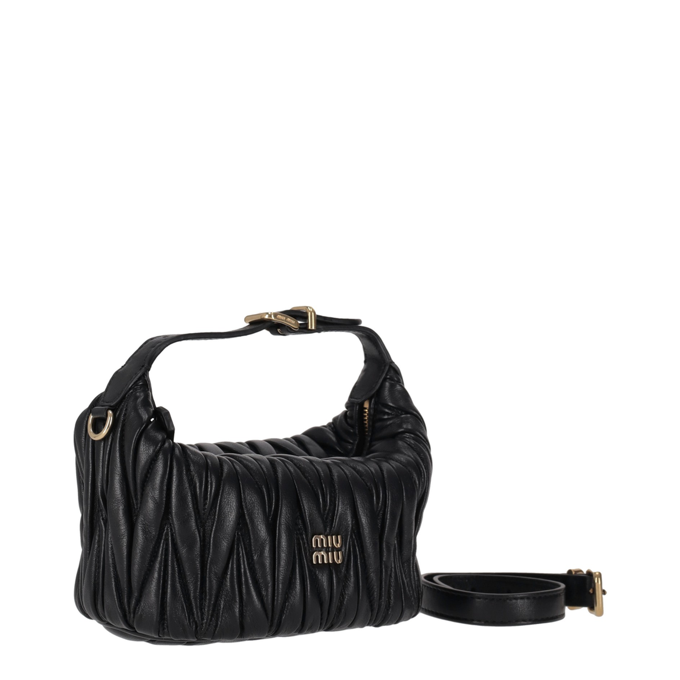 Matelassé Nappa Leather Pouch