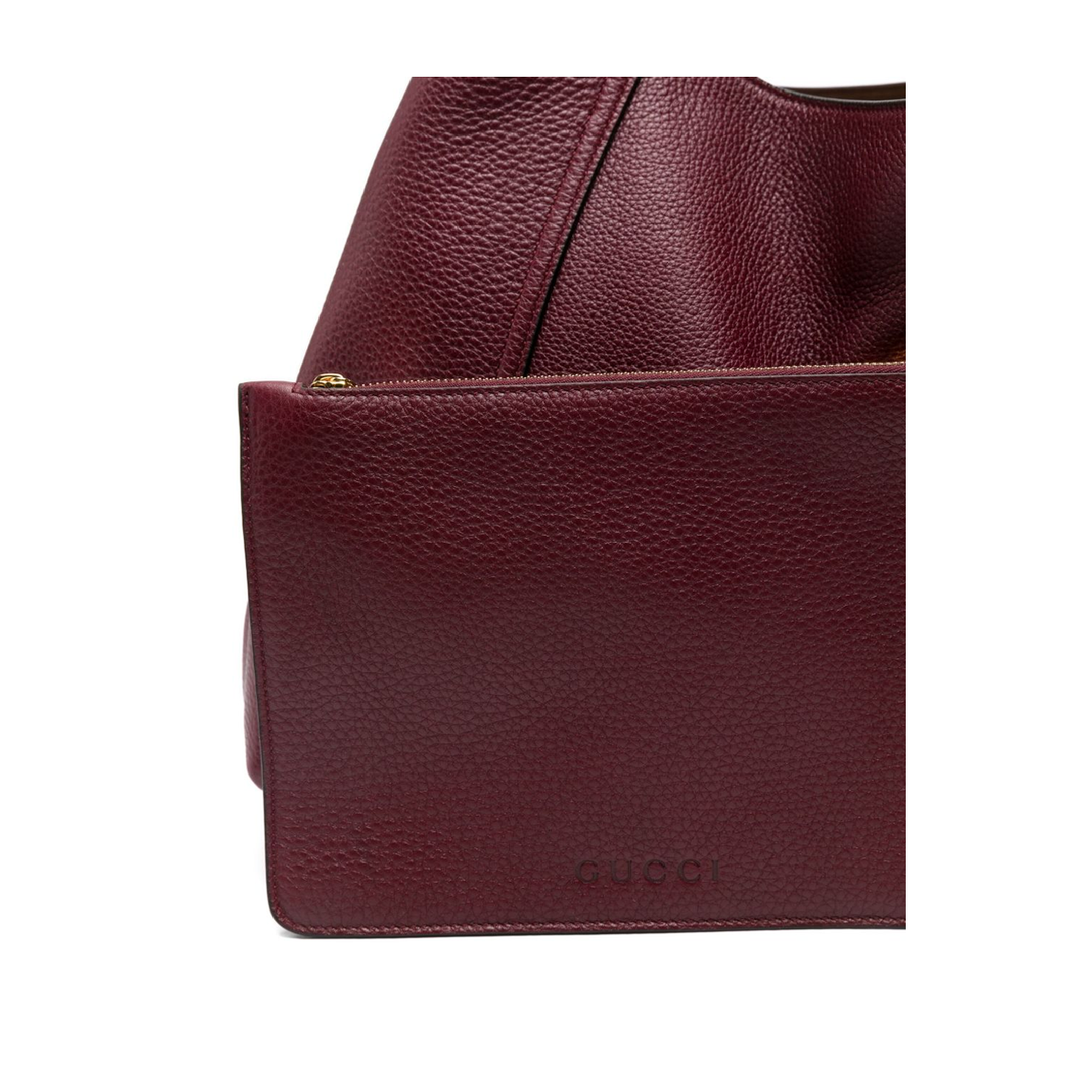 Softbit Maxi Leather Shoulder Bags - Red