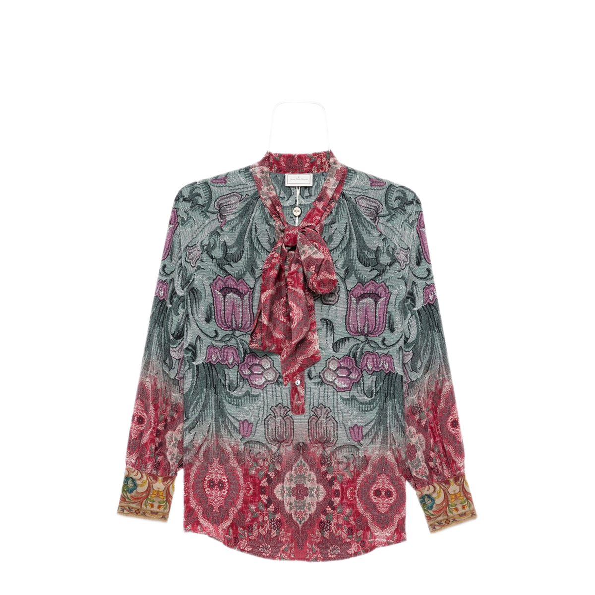 MAYFEYR - Pierre Louis Mascia - Printed Silk Shirt - TRAPEZIOSCML12361101516352