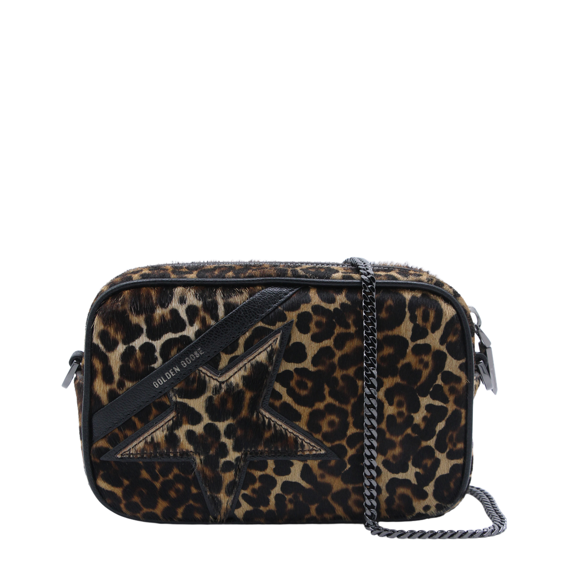 Mini Star Bag Mini Pony Skin Crossbody Bag - Beige, Brown and Black