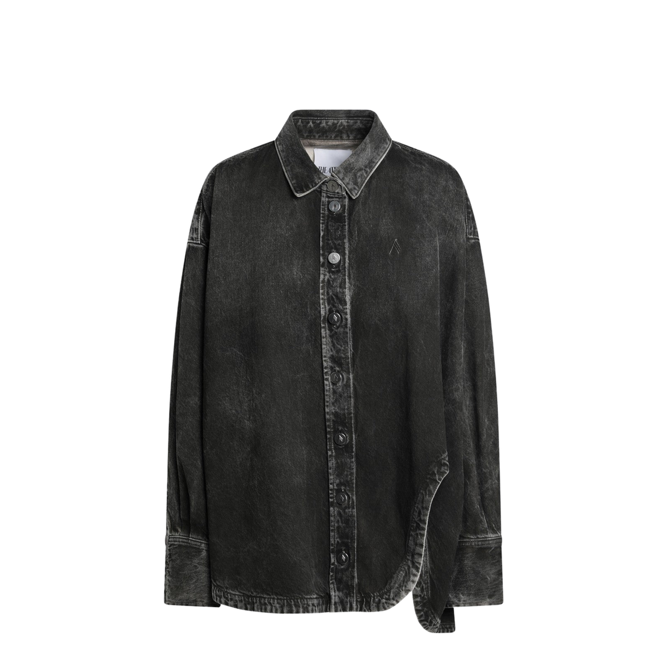 MAYFEYR - The Attico - Black Washed Denim Shirt - 260WCB0006CCC129WS414