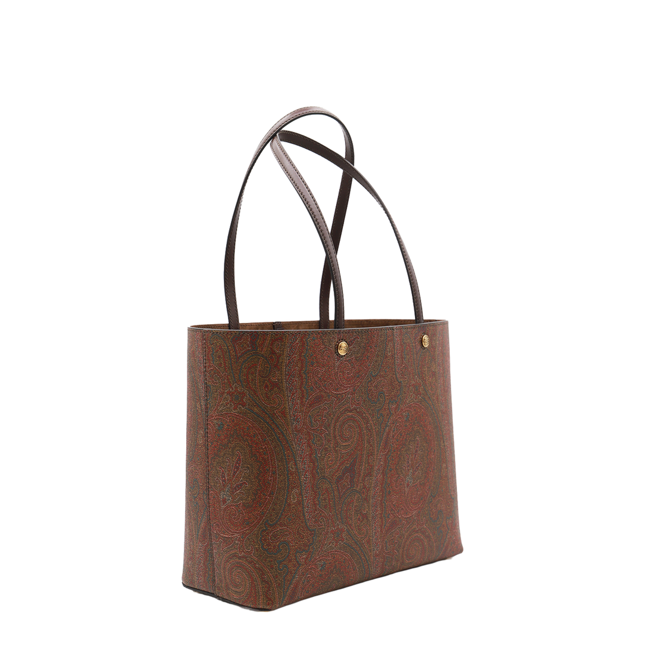 Essential Medium Paisley Jacquard Tote Bag - Brown