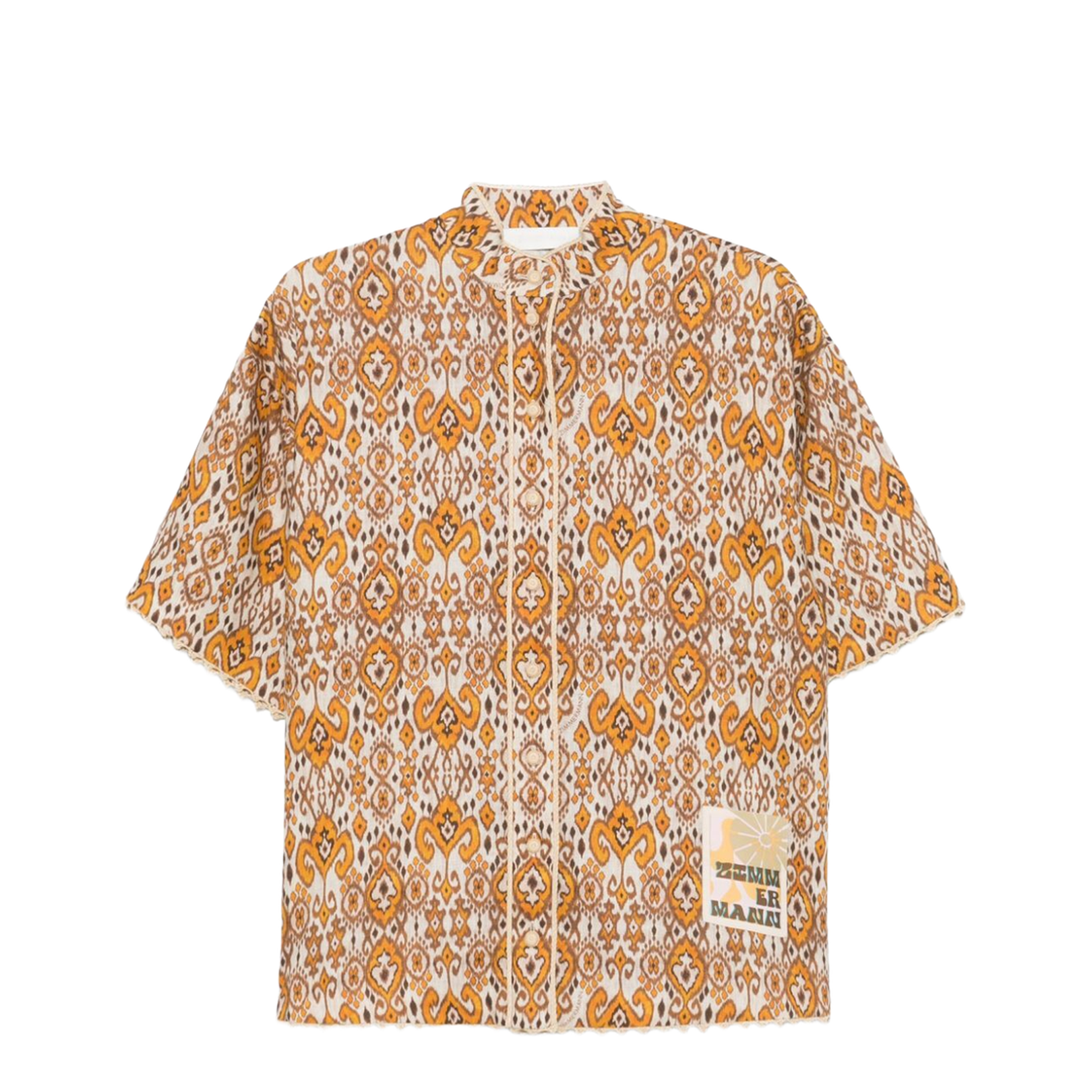 Wylie Relaxed Shirt - Orange