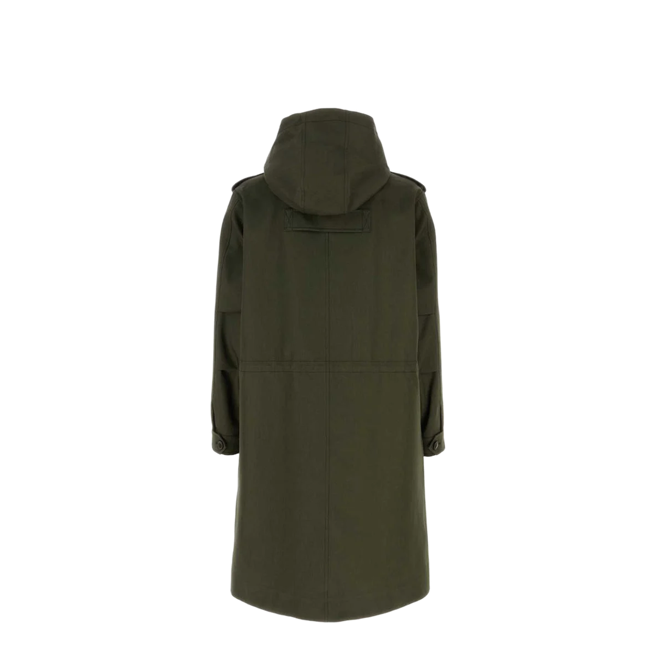 Army Green Cotton Trench Coat