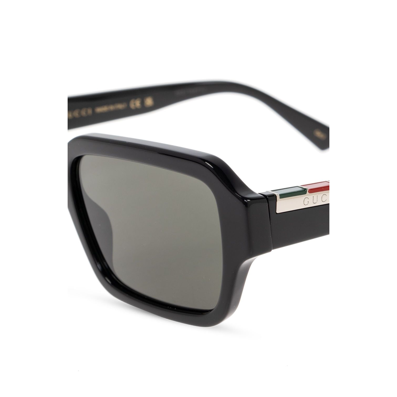 Rectangular Frame Sunglasses in Black
