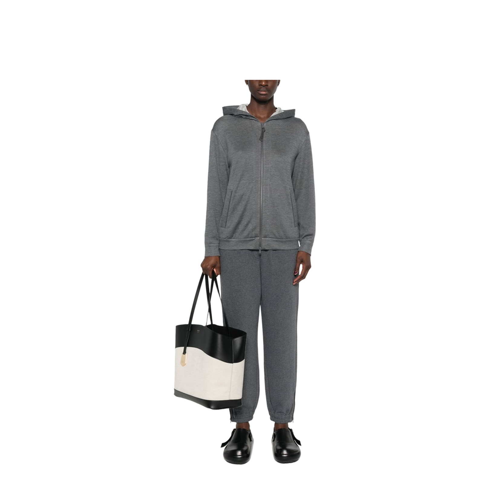Cotton and Silk Blend Hoodie