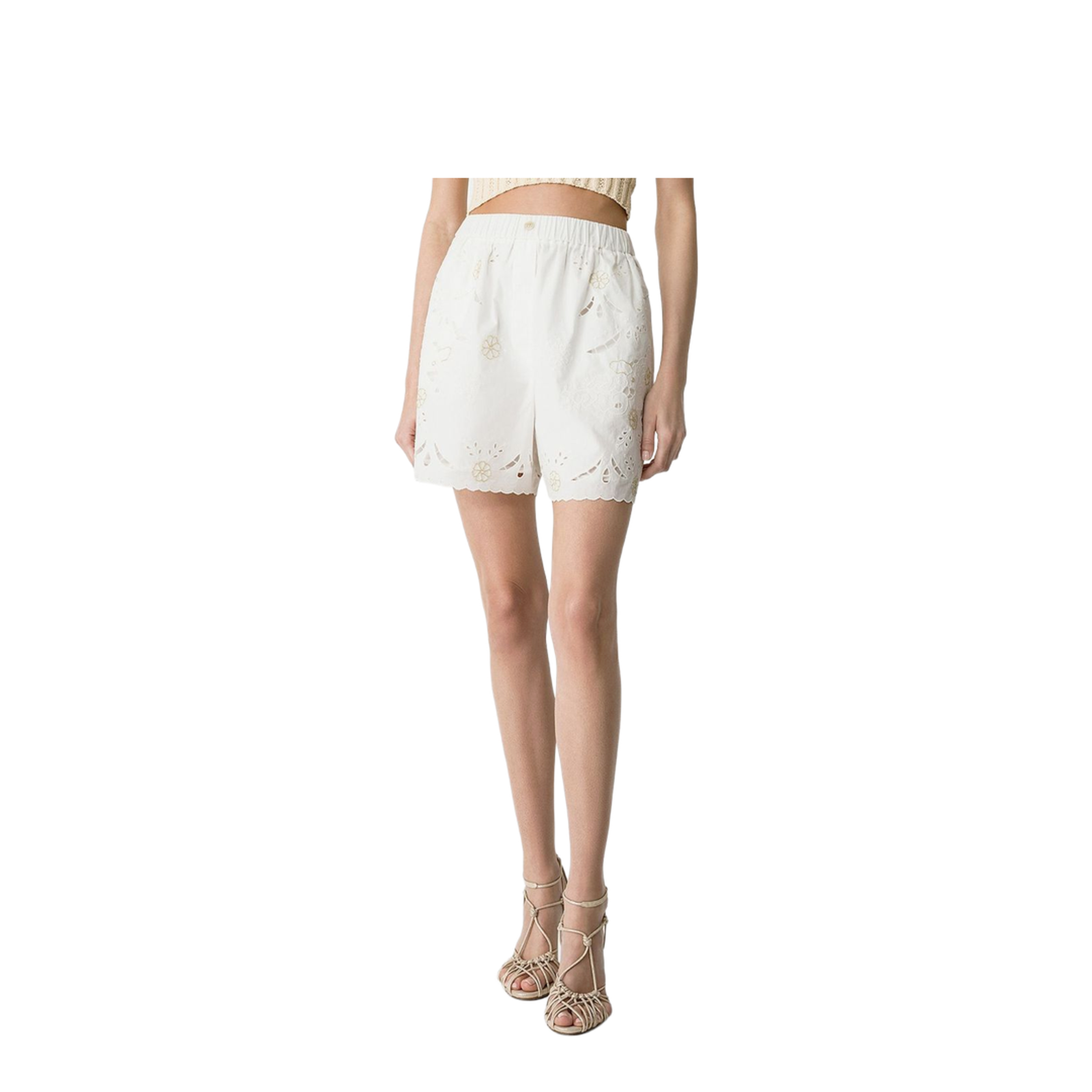 MAYFEYR - Forte Forte - Shorts White - 14845MYPANTSCRYSTAL