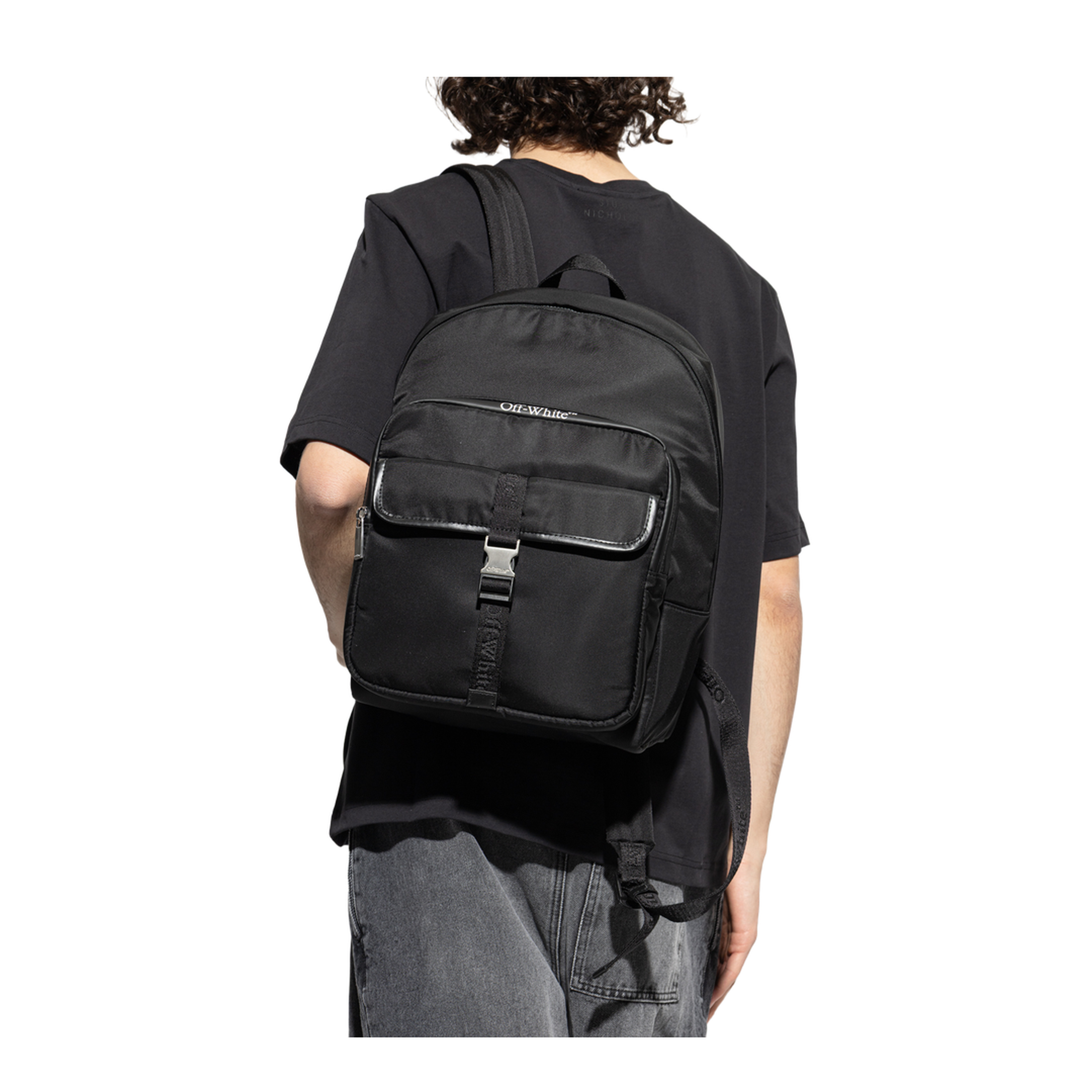 MAYFEYR - Off-White - Backpack With Logo - OMNB125C99FAB0011000