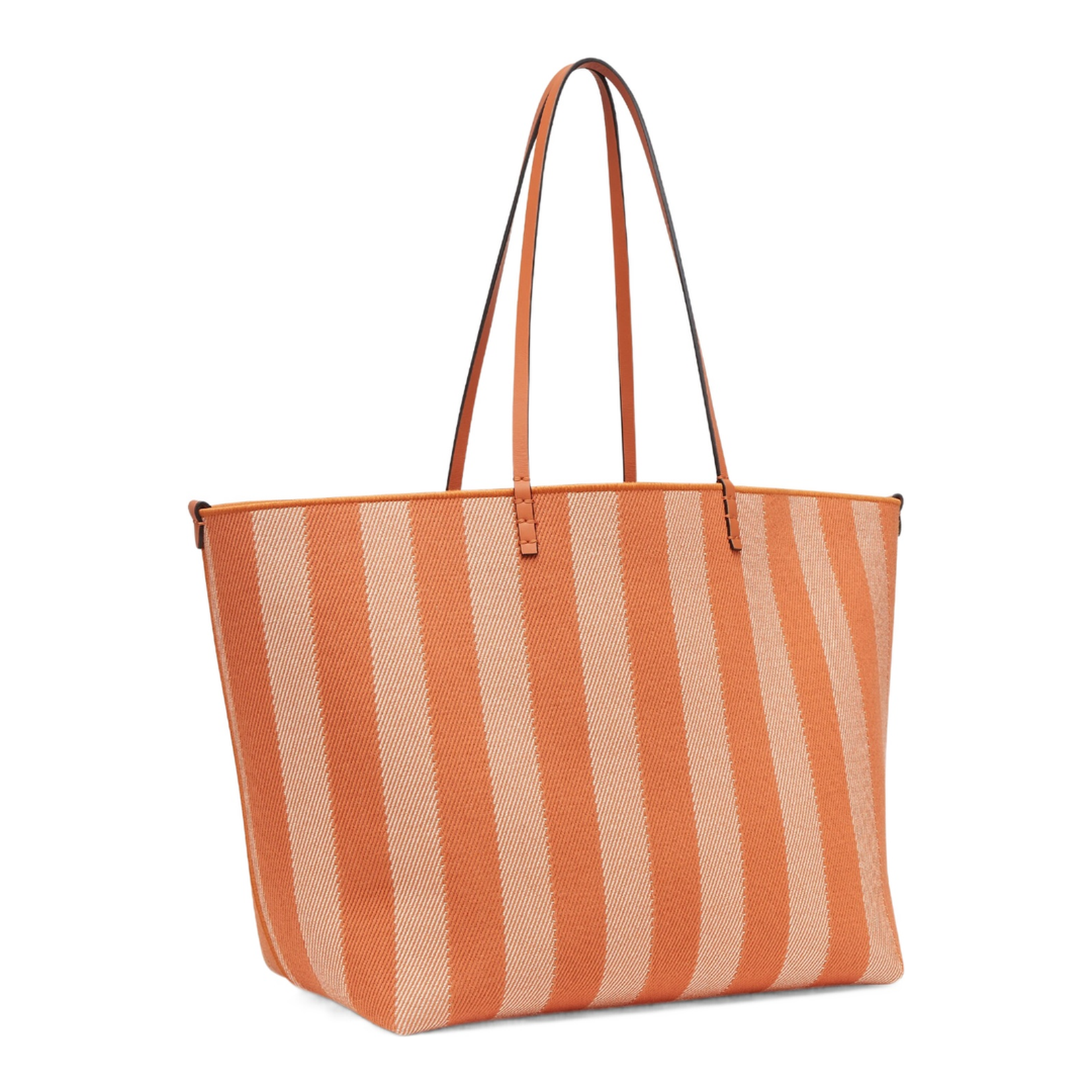 Roll Large Canvas Shopper Bags - Orange