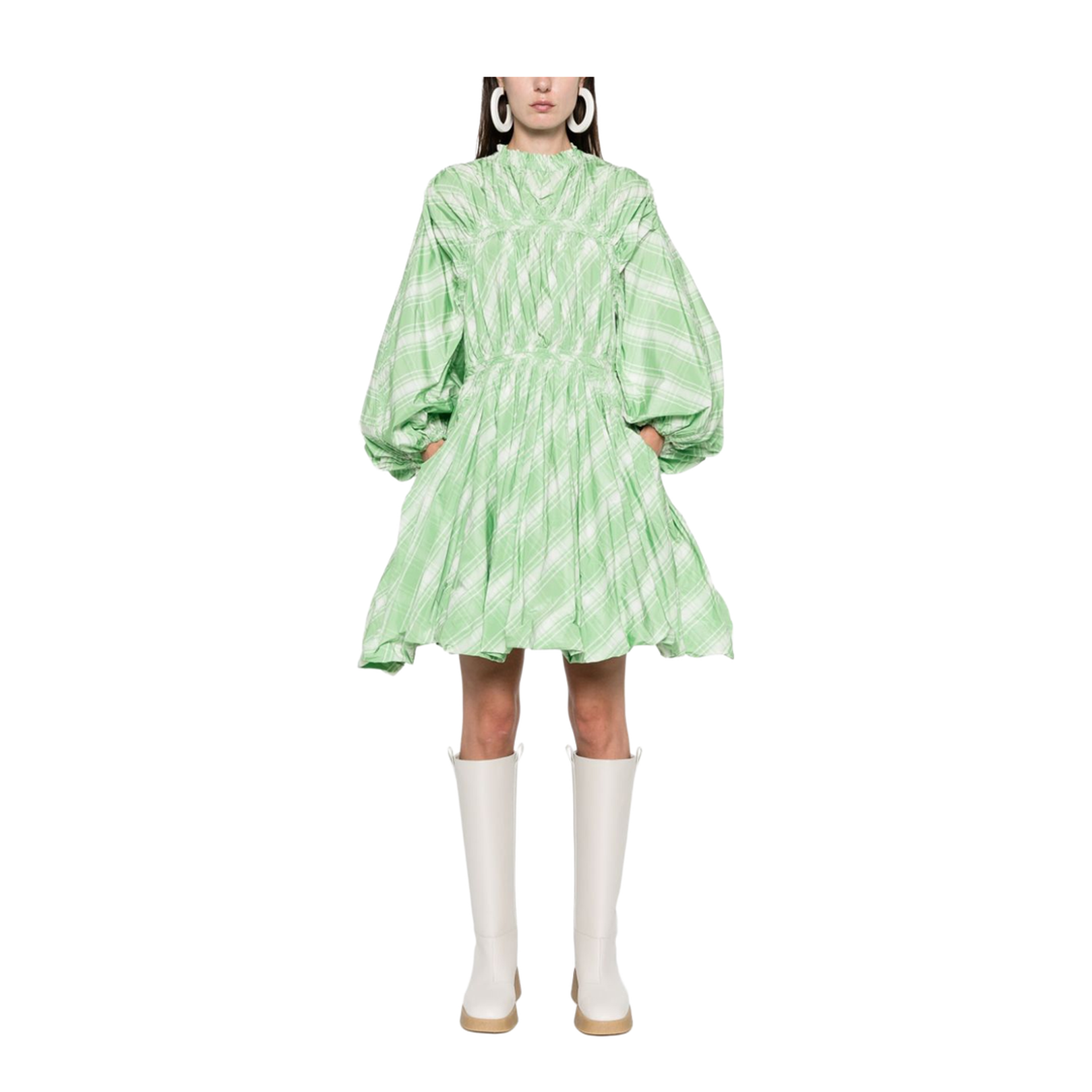 Plaid-Check Minidress