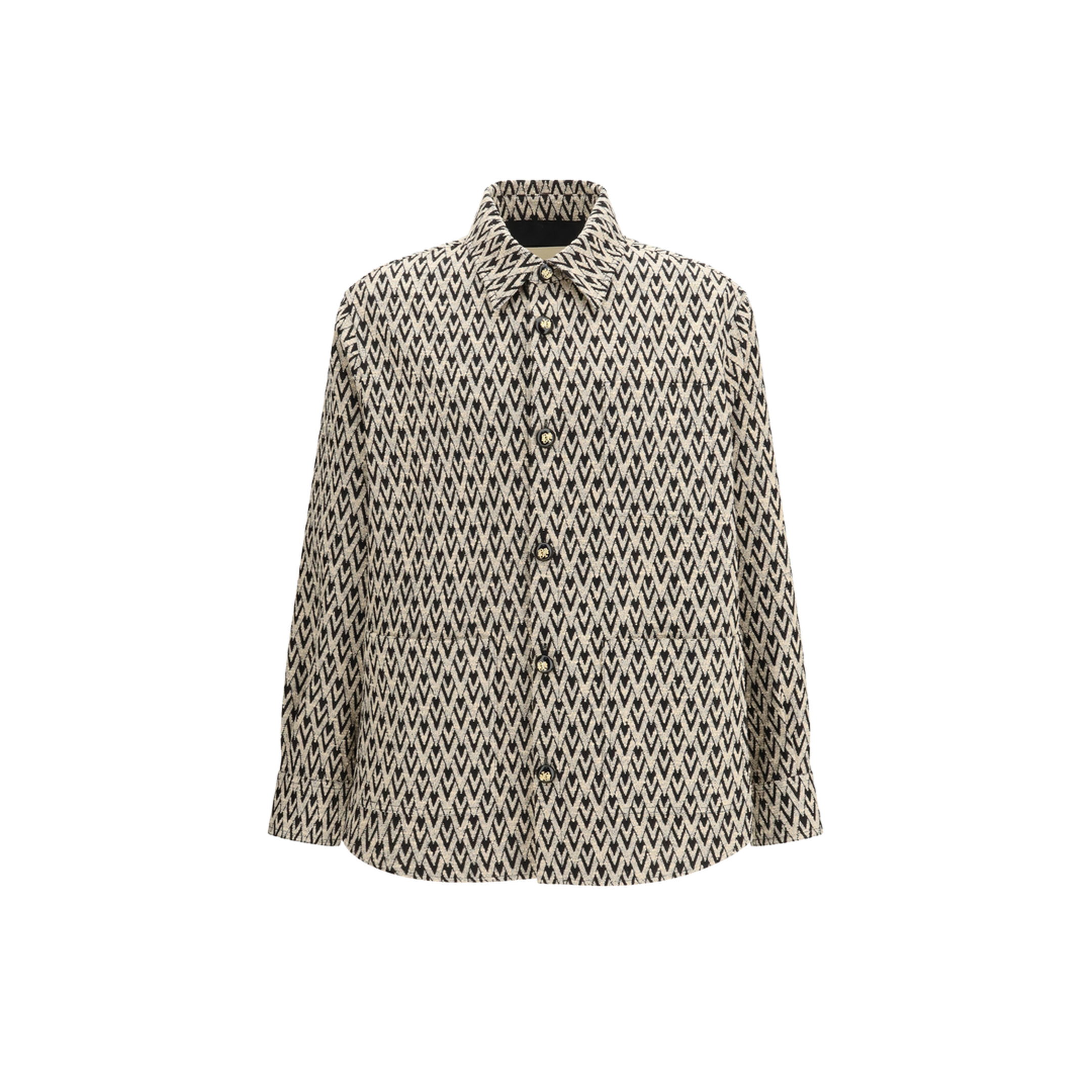 MAYFEYR - Valentino - Mixed Cotton Jacquard Toute La V Jacket - 8V3CIO12B85