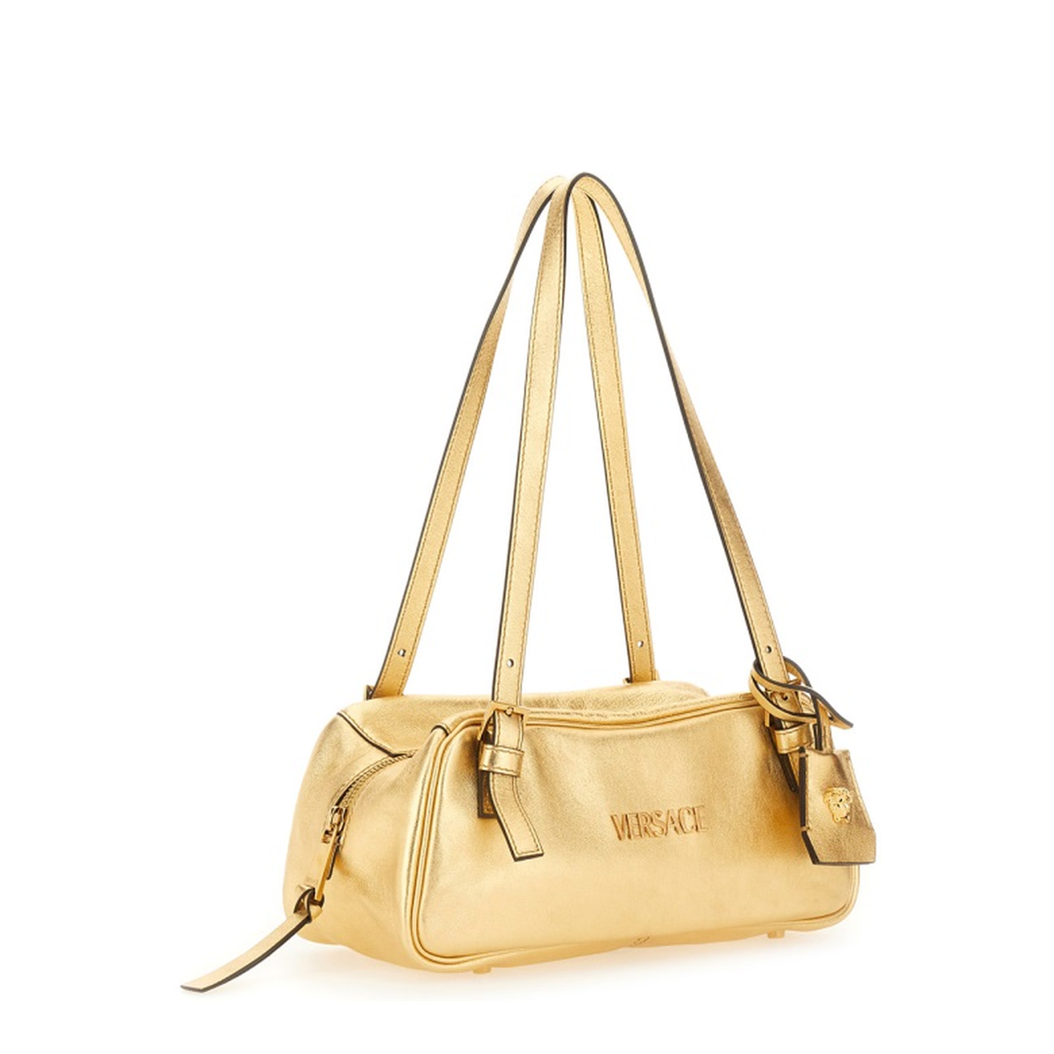 Gold-Tone Metallic Bag