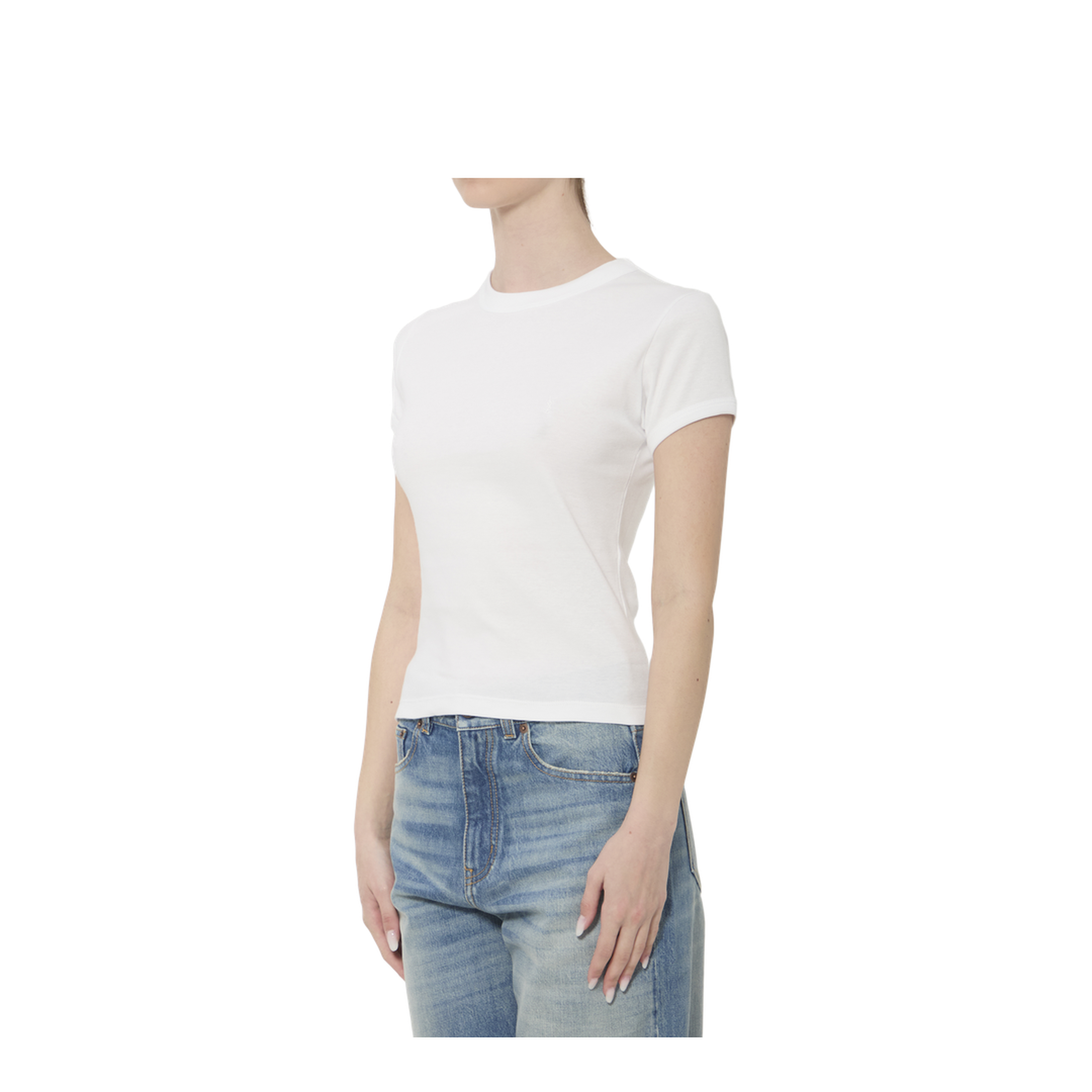MAYFEYR - Saint Laurent - Cassandre T-Shirt - 869630Y38BD9000