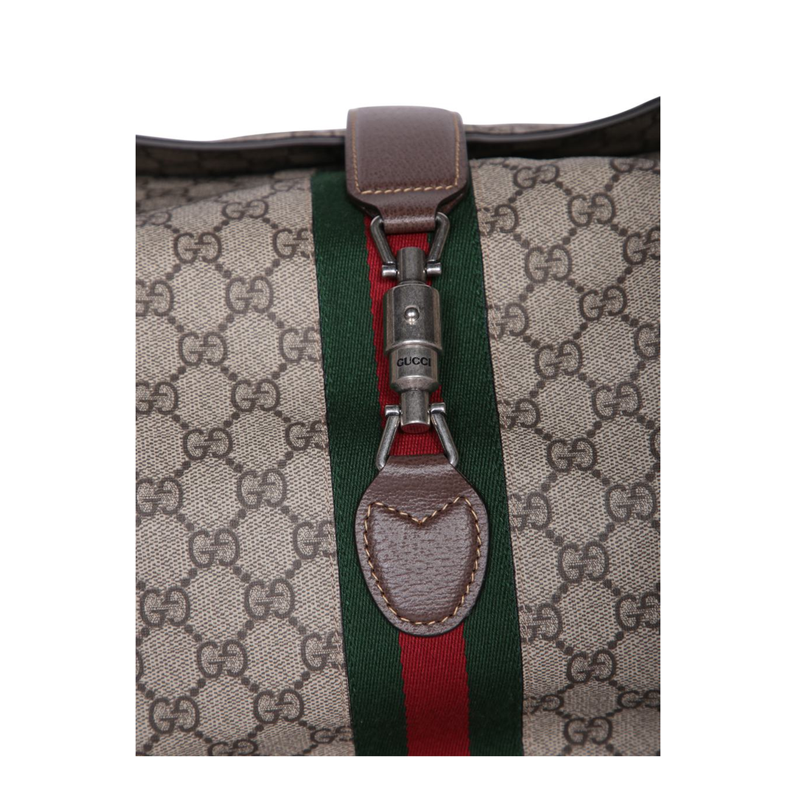 Jackie 1961 Medium Canvas Shoulder Bags - Beige