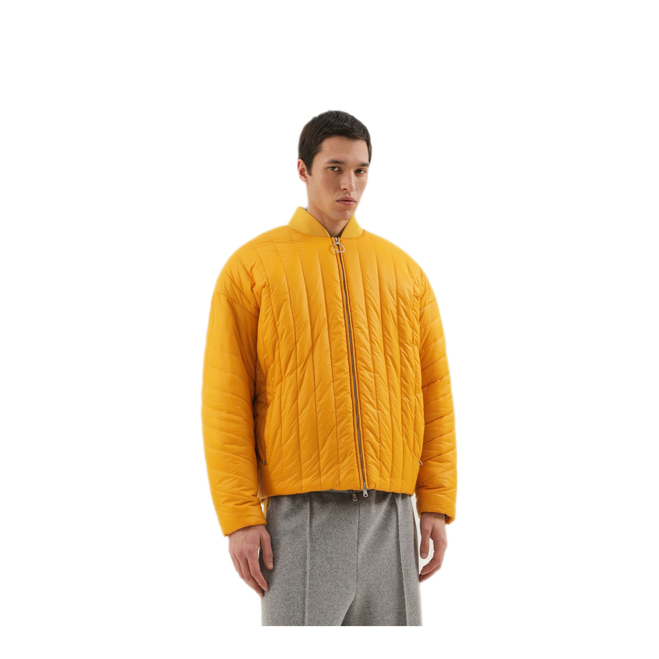 MAYFEYR - 1989 STUDIO - Yellow Quilted Down Jacket - F04MBF003FAB0013000