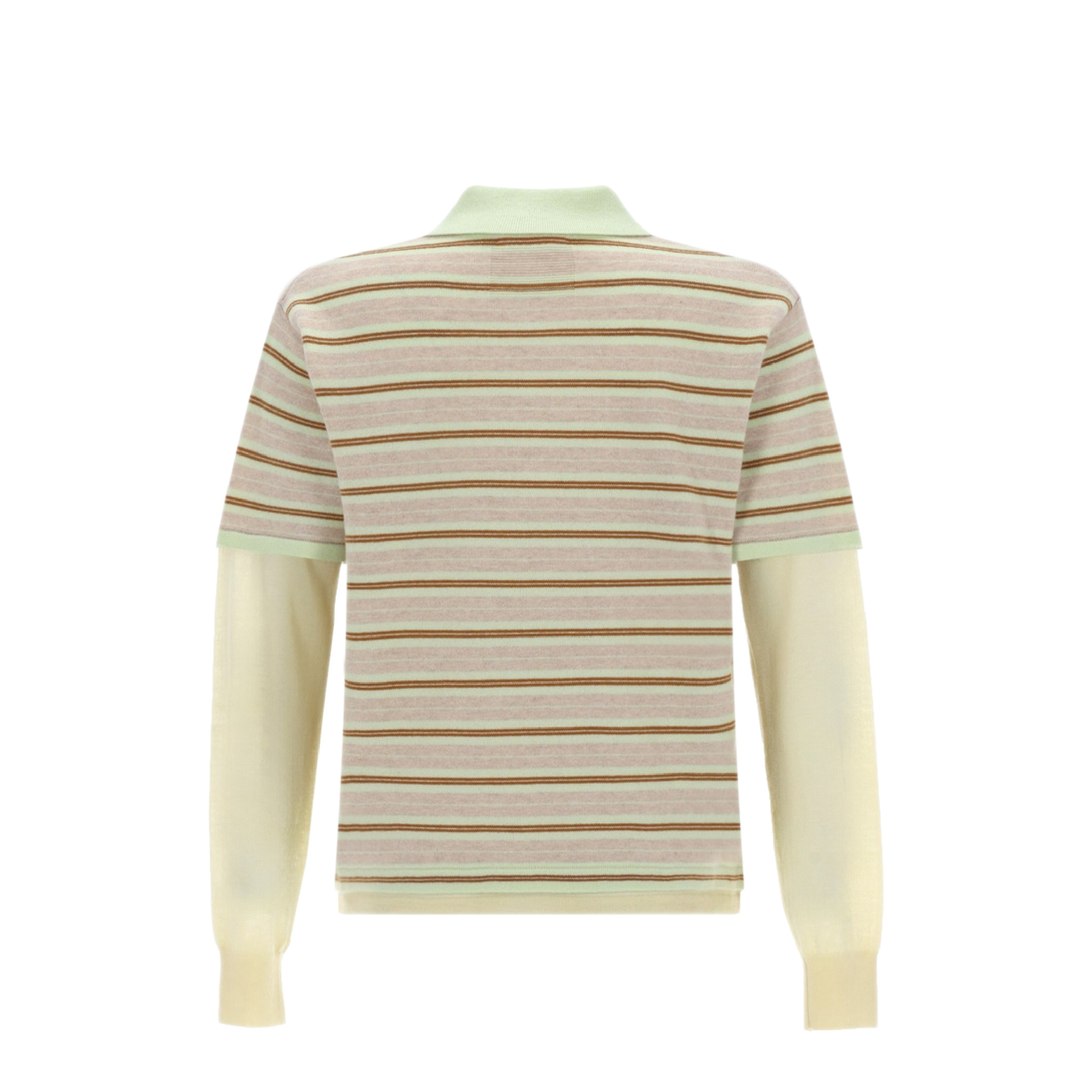 MAYFEYR - Guest In Residence - Layered Stripe Rugby Polo Shirt - W40710JLLMWSHCO